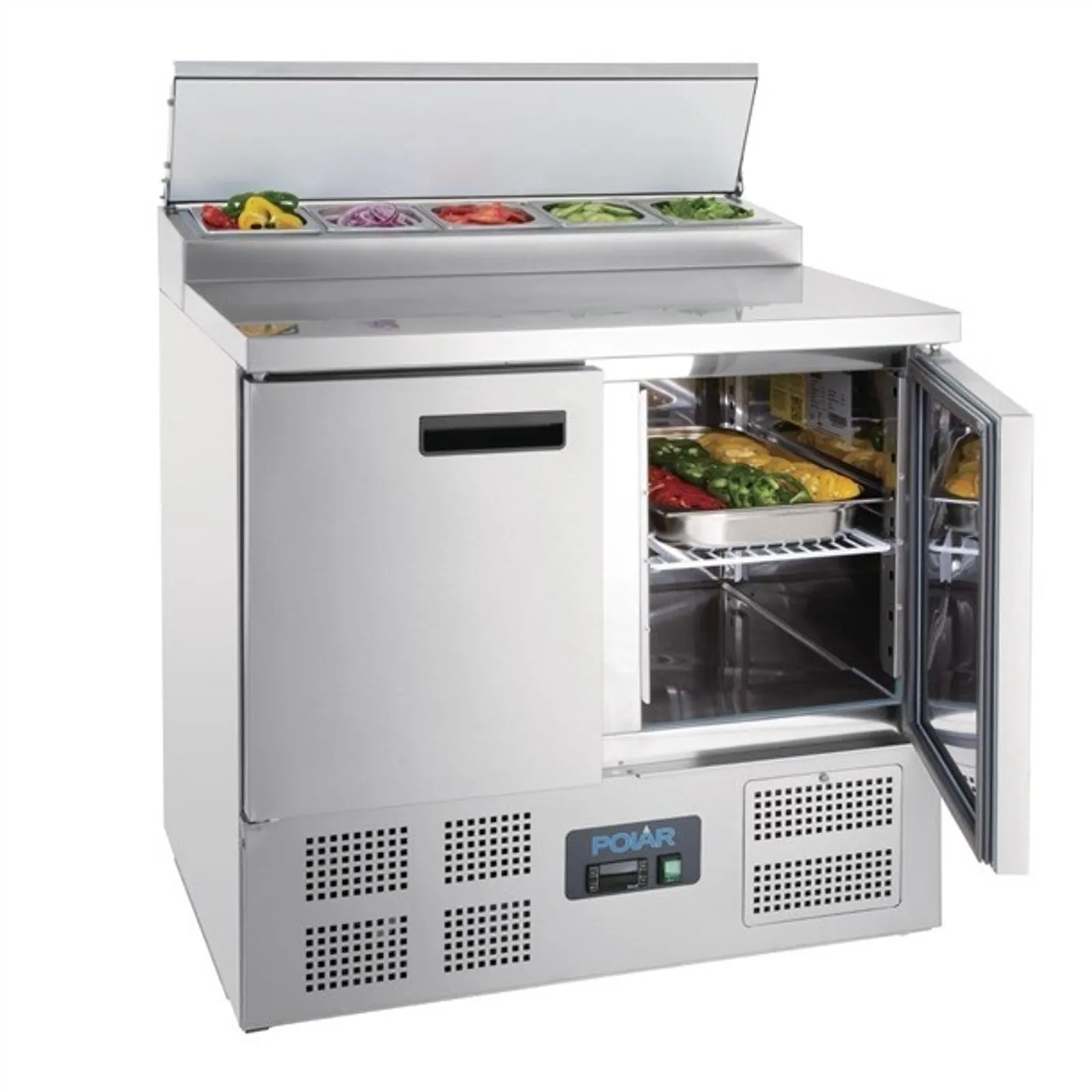 Polar G604-A G-Series - Pizza Prep Counter Fridge 254Ltr