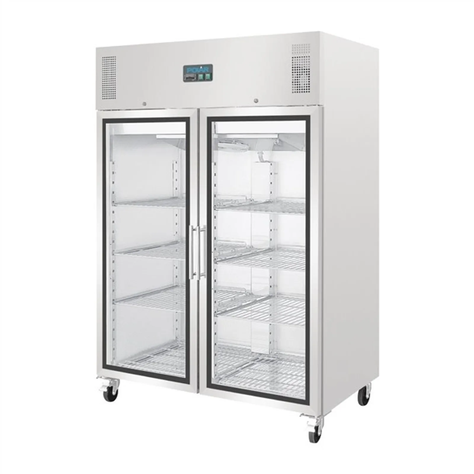 Polar GH219-A G-Series - Gastro Display Glass Door Fridge 1200Ltr