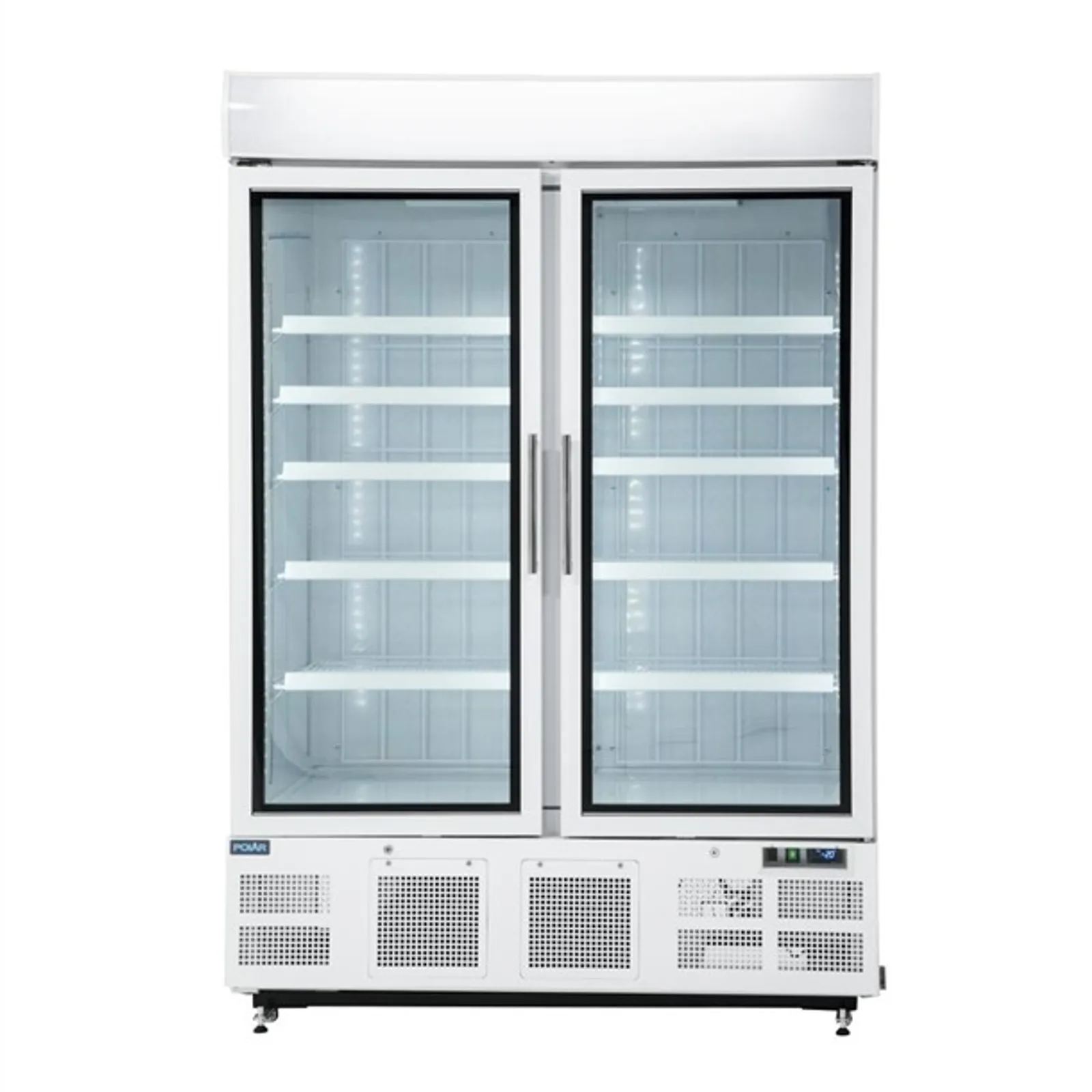 Polar GH507-A G-Series - Upright Display Freezer 920Ltr White