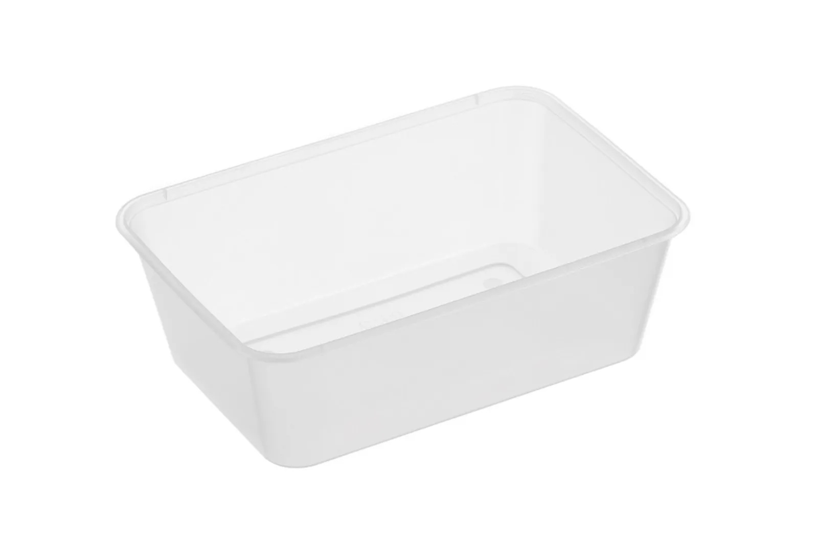 GenFac CONG750 - 750ml Rectangular Container Natural (500pcs)