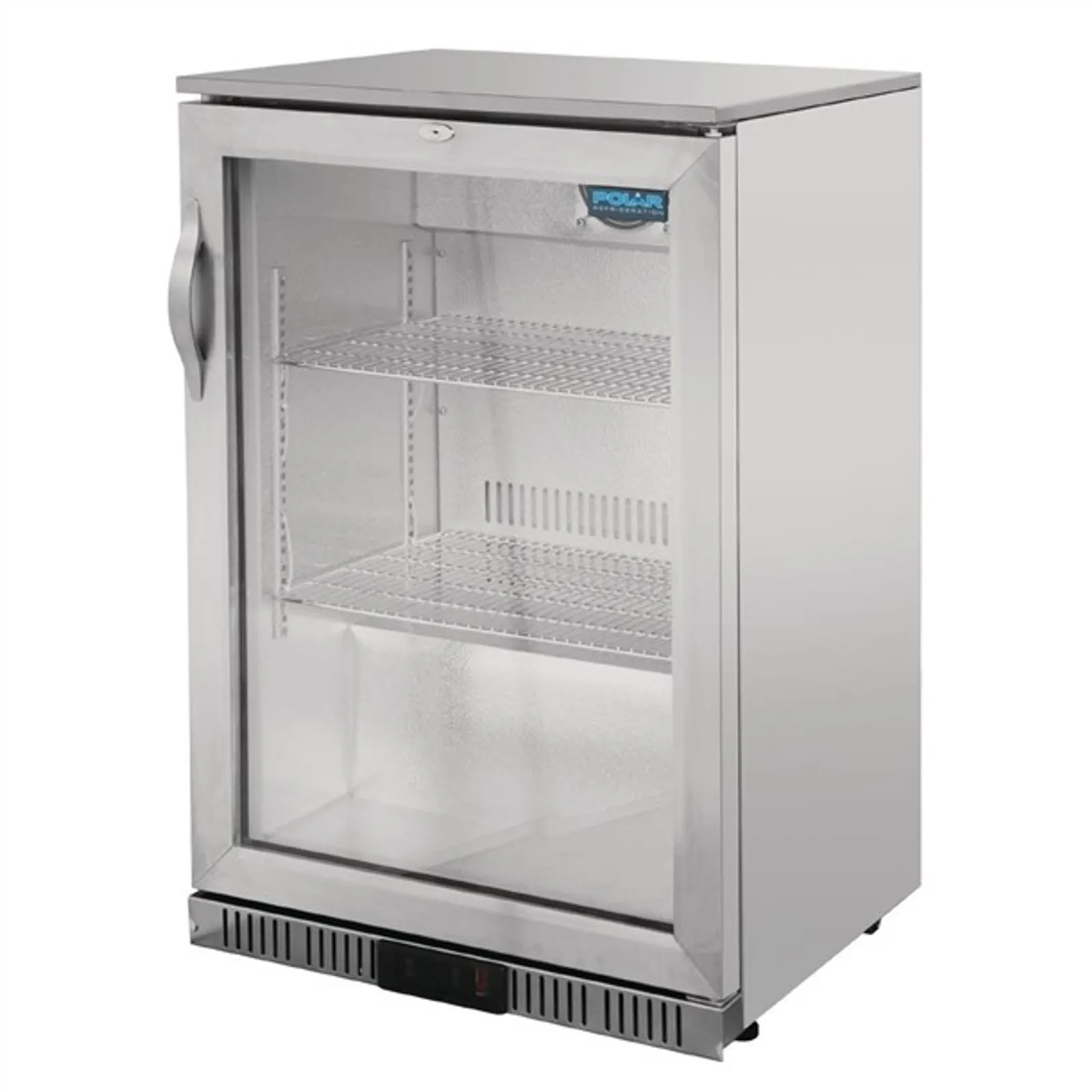 Polar GL007-A G-Series - Back Bar Cooler with Hinged Door Stainless Steel 138Ltr