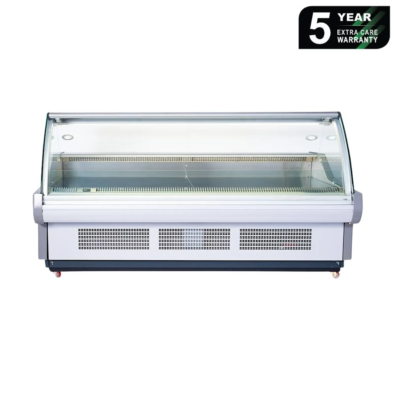 Bromic DD2500CG-NR - Curved Glass Deli Display 2580mm