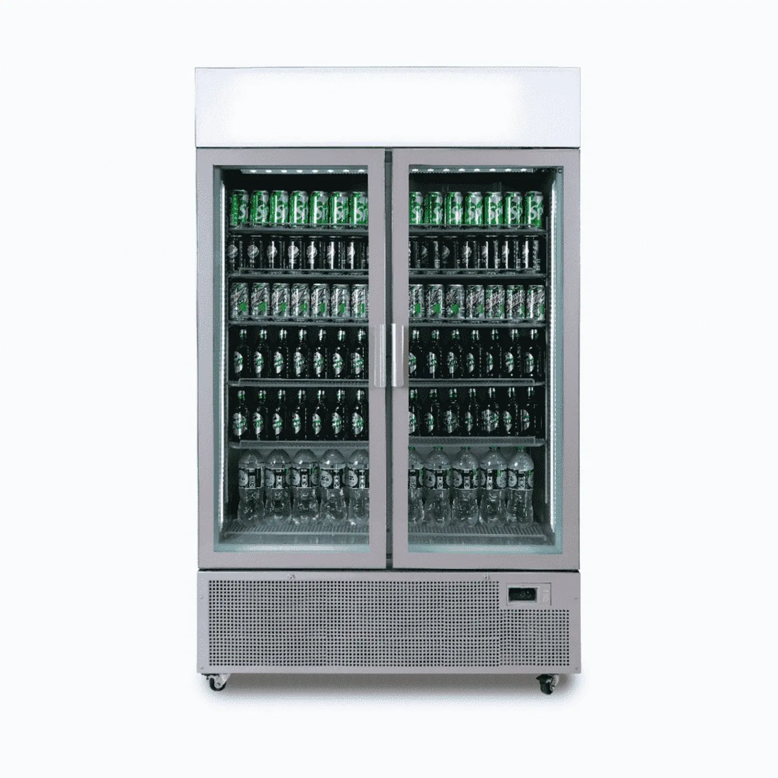 Bromic GM1100LS-NR - 2 Door Upright Display Fridge 1082L
