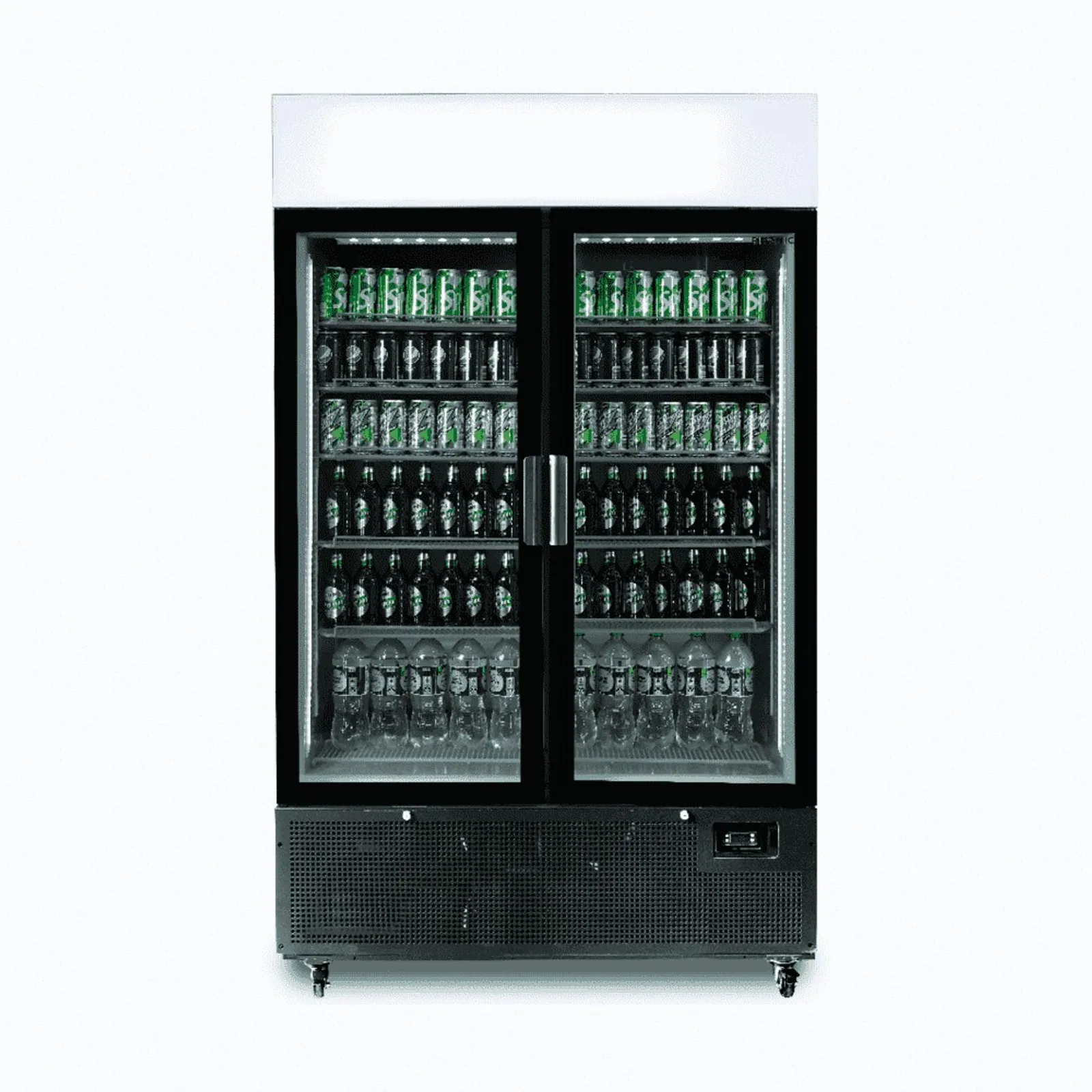 Bromic GM1100LB-NR - 2 Door Upright Display Fridge 1082L