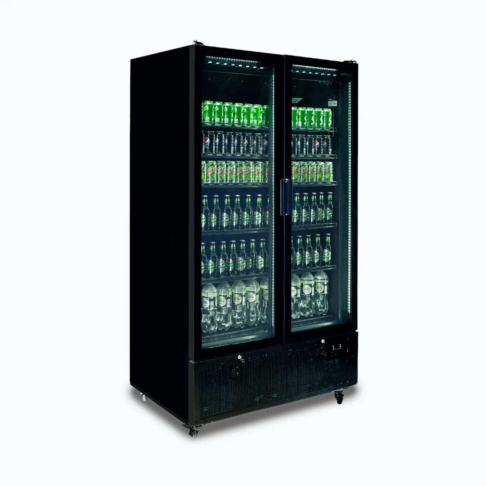 Bromic GM1100B-NR - 2 Door Upright Display Fridge 1126L