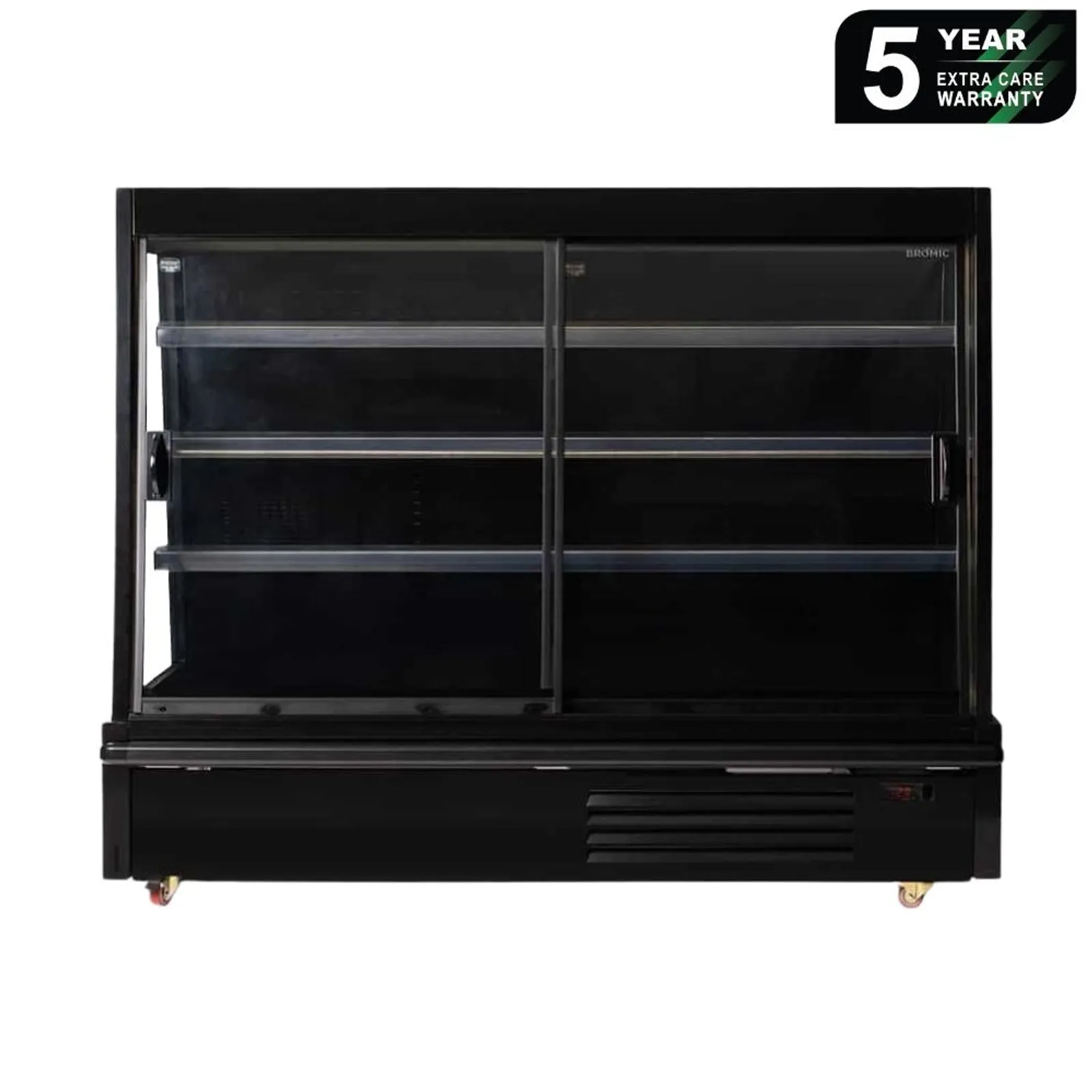 Bromic SVM1875SD-NR - Semi Vertical Display Fridge 1875mm - 2 Sliding Doors