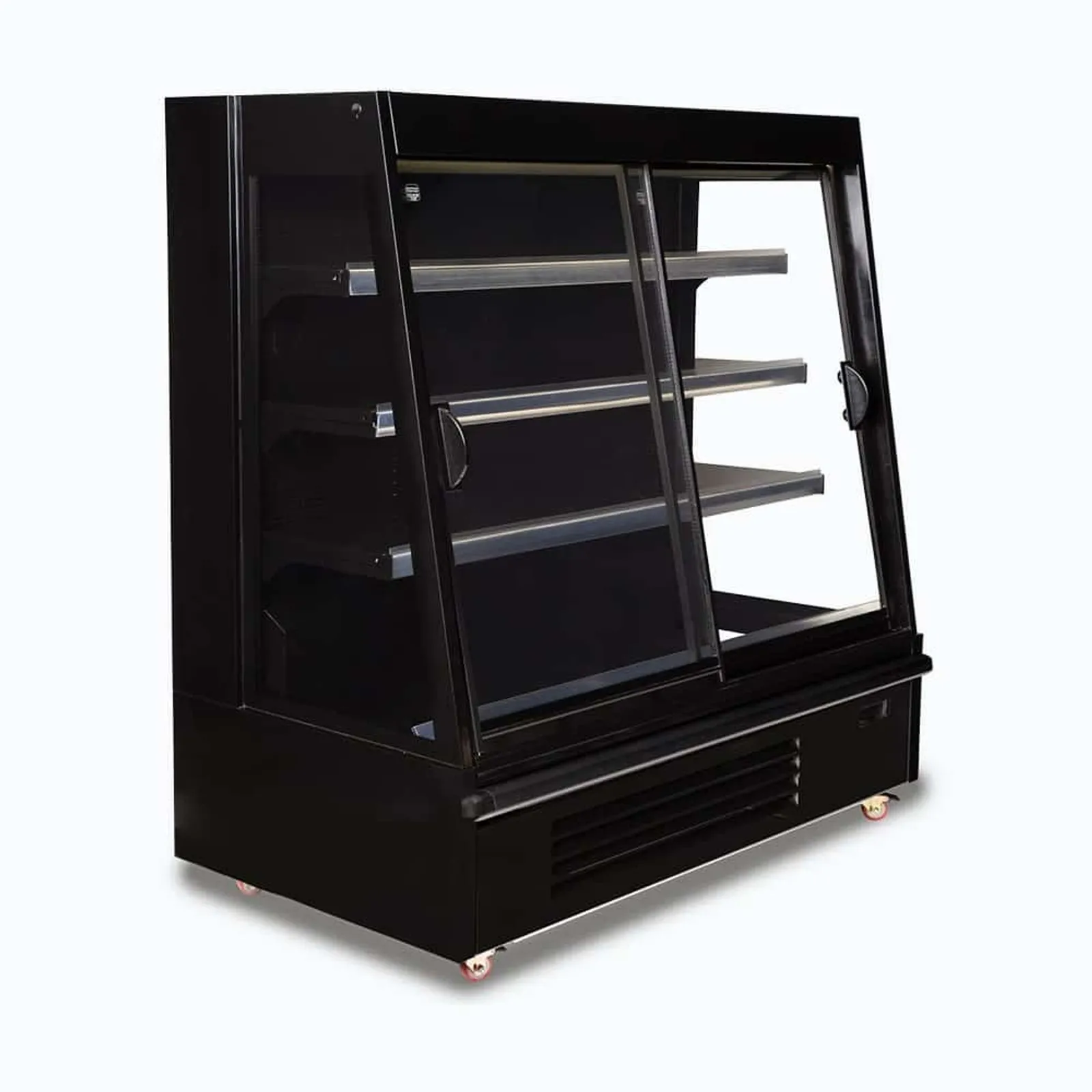 Bromic SVM1580SD-NR - Semi Vertical Display Fridge Gondola 1580mm - 2 Sliding Doors