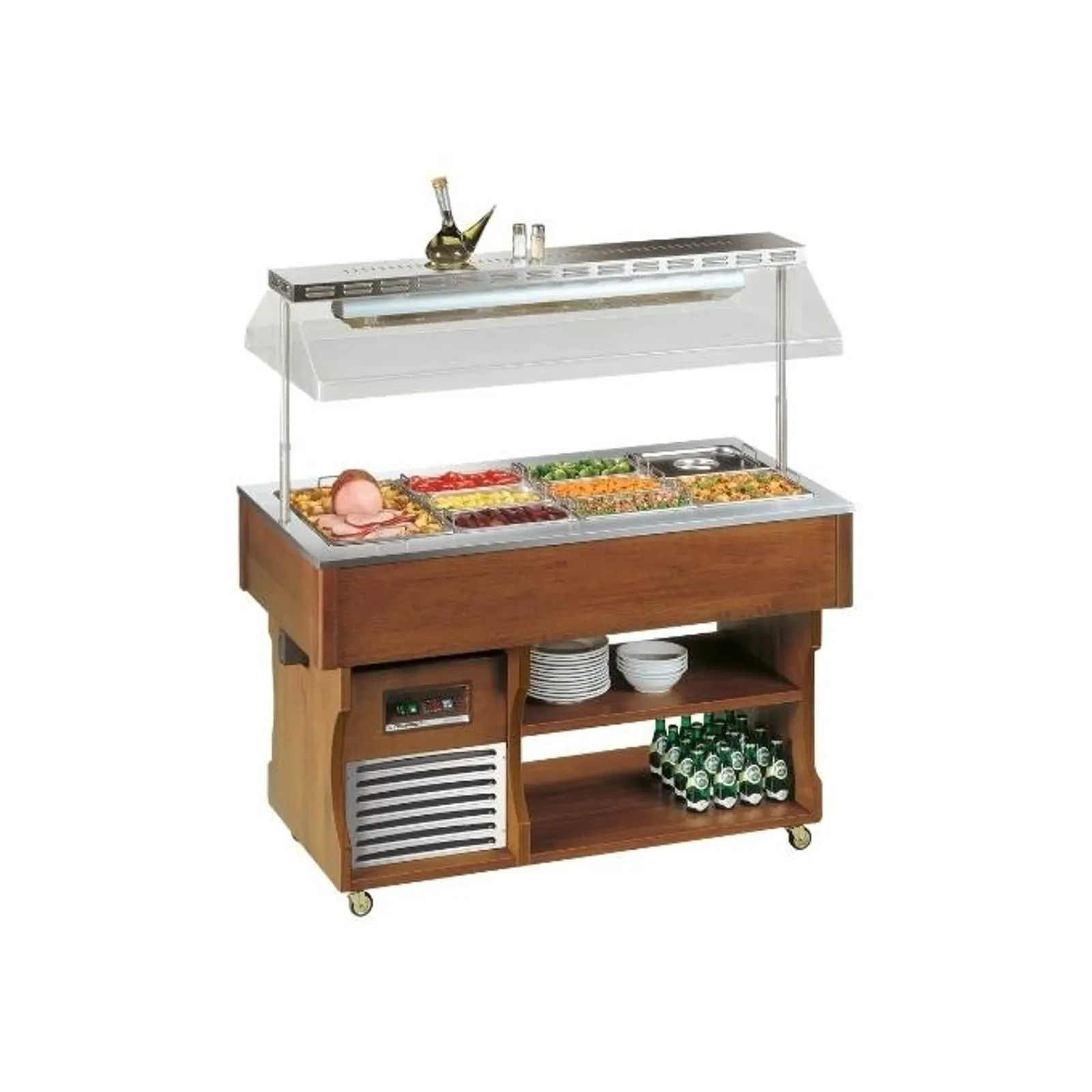 Tecfrigo Isola 6 Bain Marie - Mobile Bain Marie 2057mm