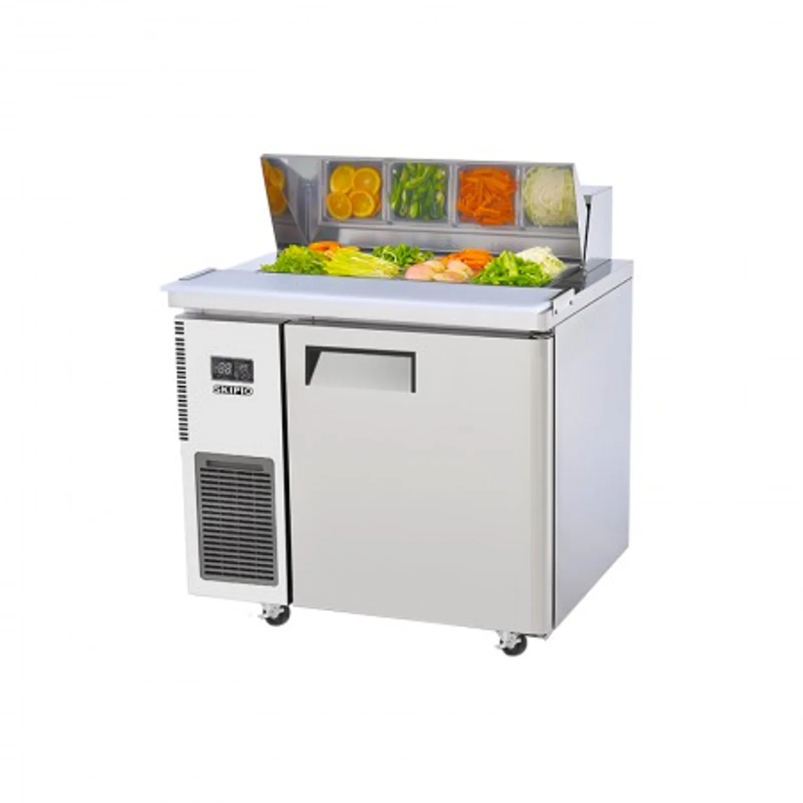 Skipio SHR9-1 - 1 Door Salad Side Prep Table with Hood Lid