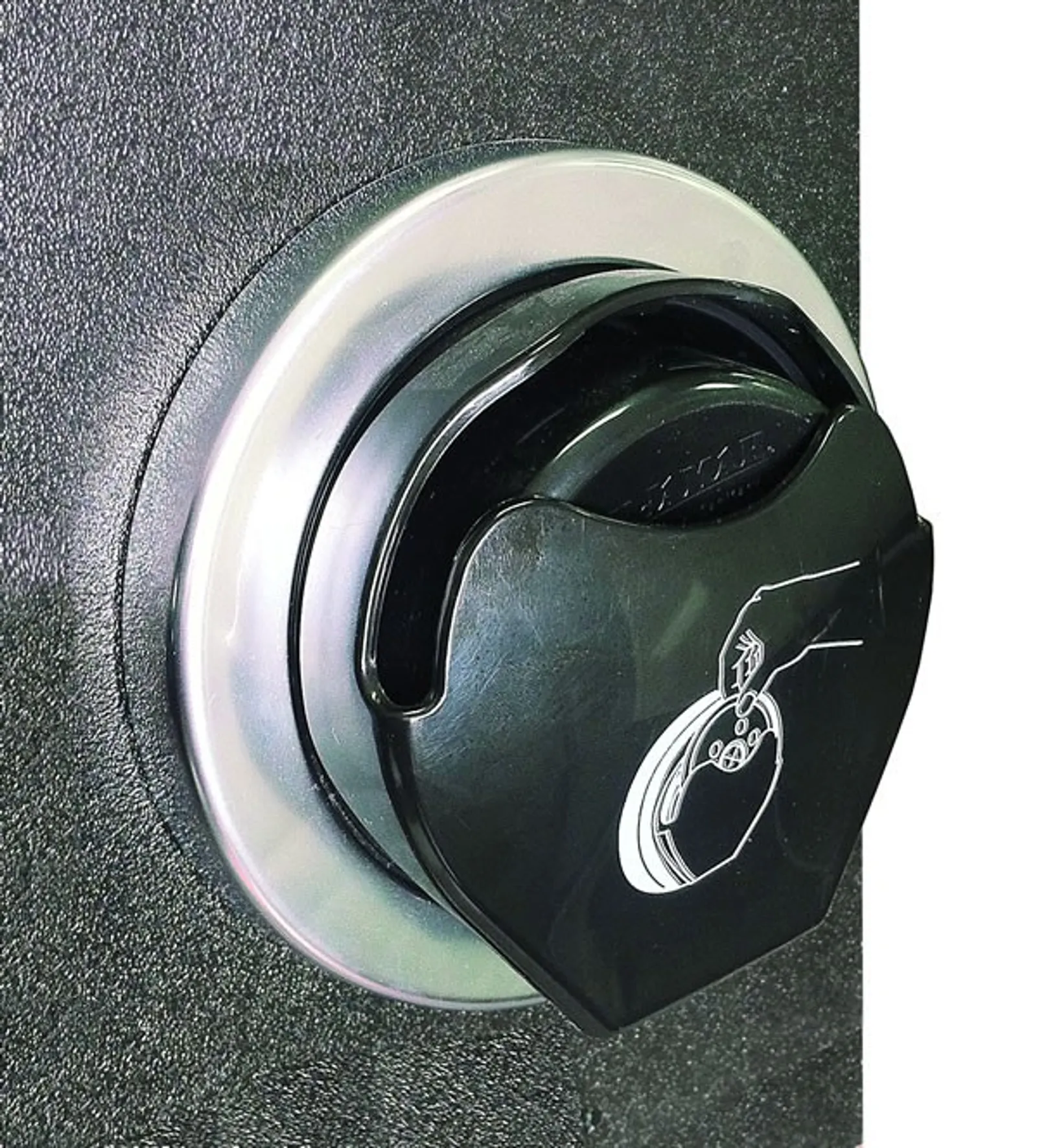 San Jamar L2400CFSM Ez-Fit In-Counter Lid Dispenser