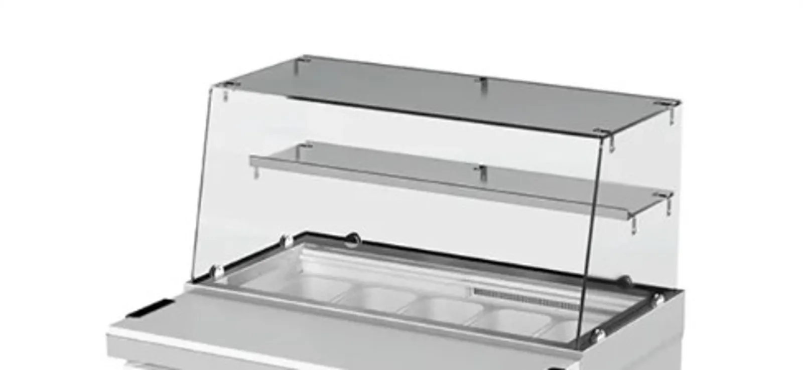 Airex AXR.SW.2450.GAN - Frameless Glass Gantry 2450mm