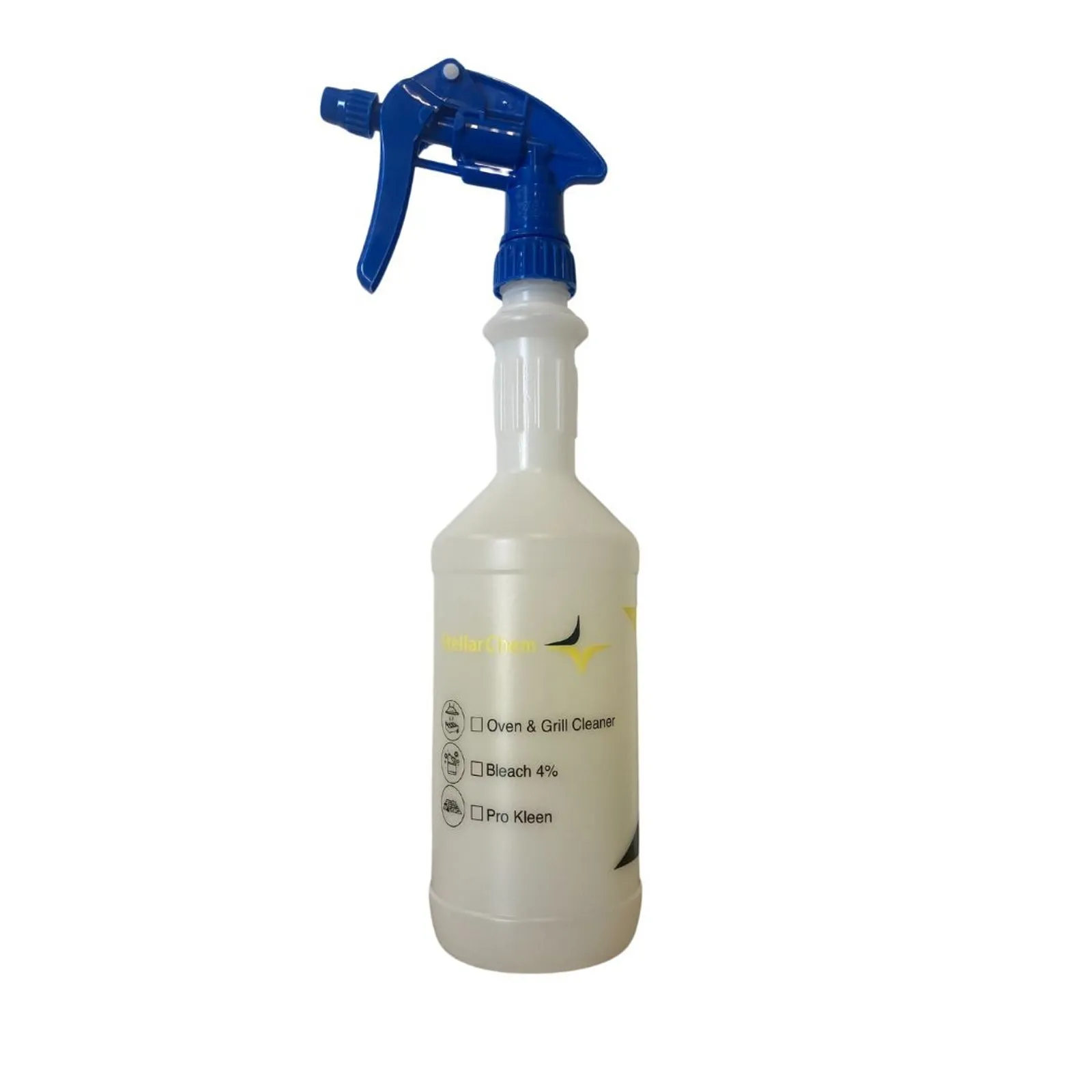 StellarChem BSTESBY750 - Trigger Detergent Spray Bottle (Yellow) 750ml