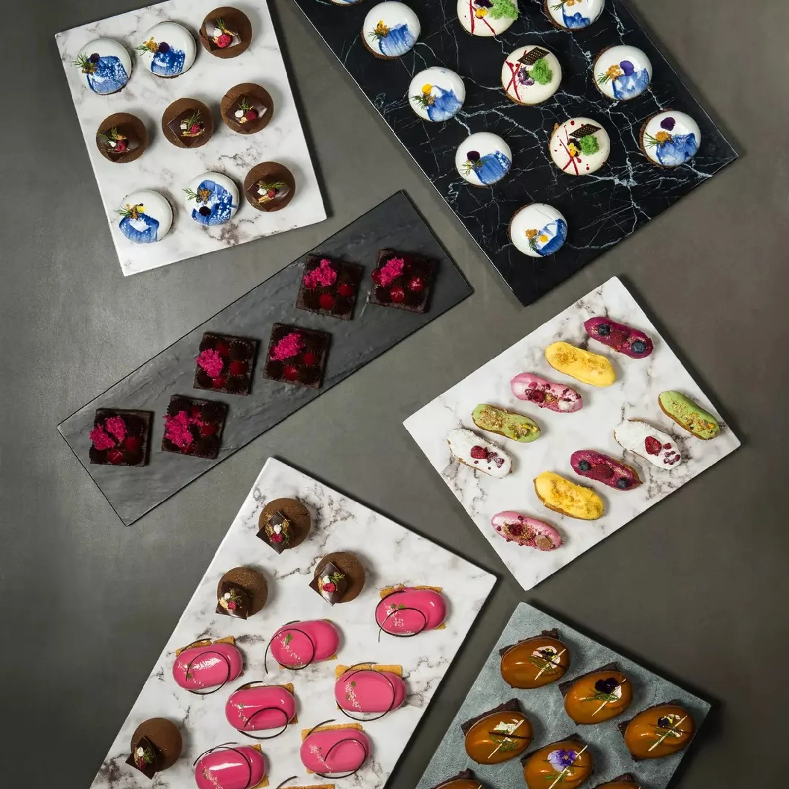 Ryner Melamine 91744-C - Display Serve Rectangular Coupe Platter 290x200mm