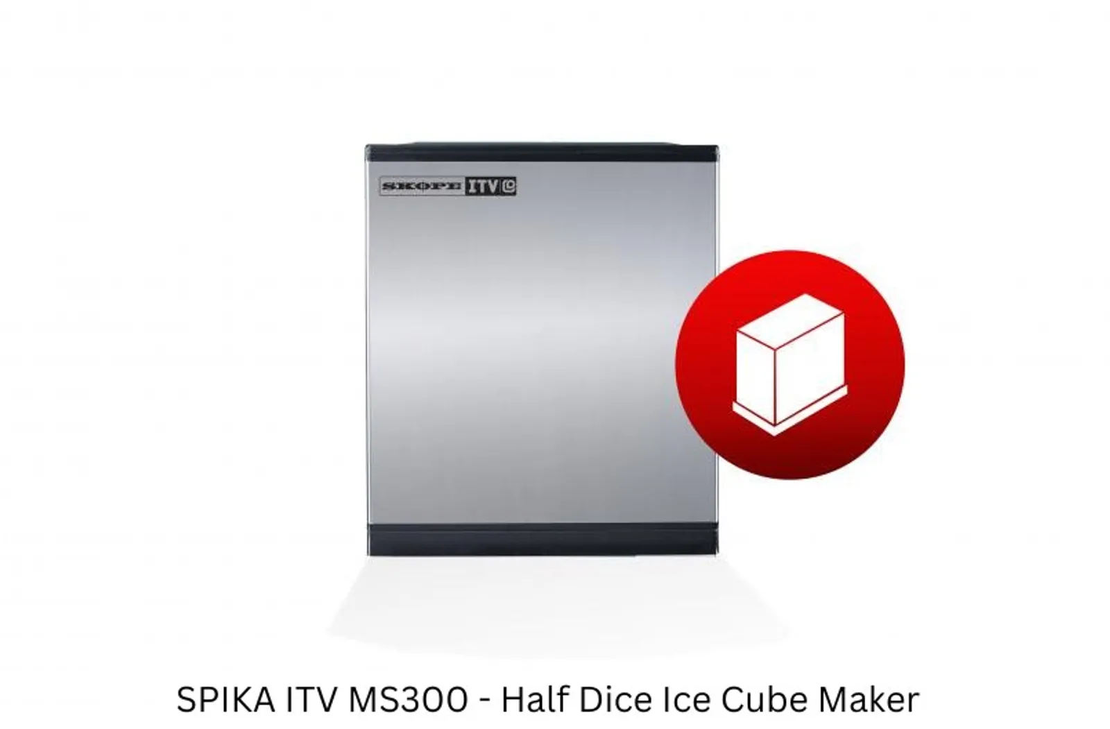 SPIKA MS300 Slim A - Modular Ice Cube Maker 300kg with Storage Bin
