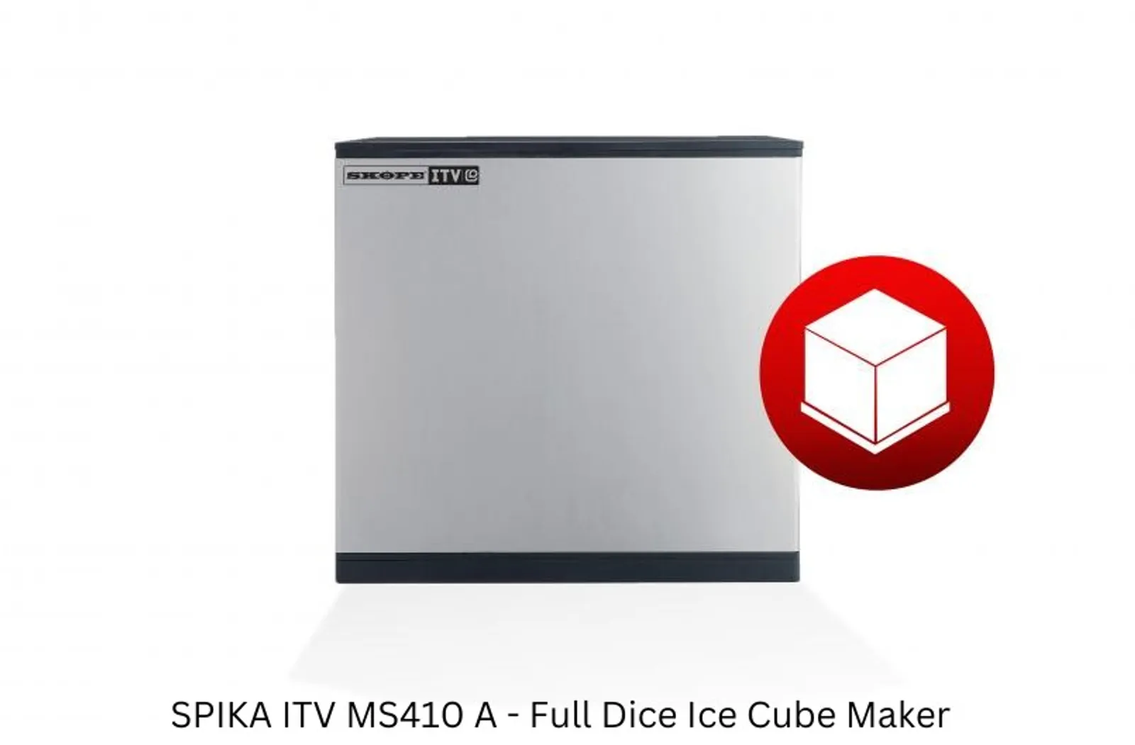 SPIKA MS410 A - Modular Ice Cube Maker 405kg with Storage Bin