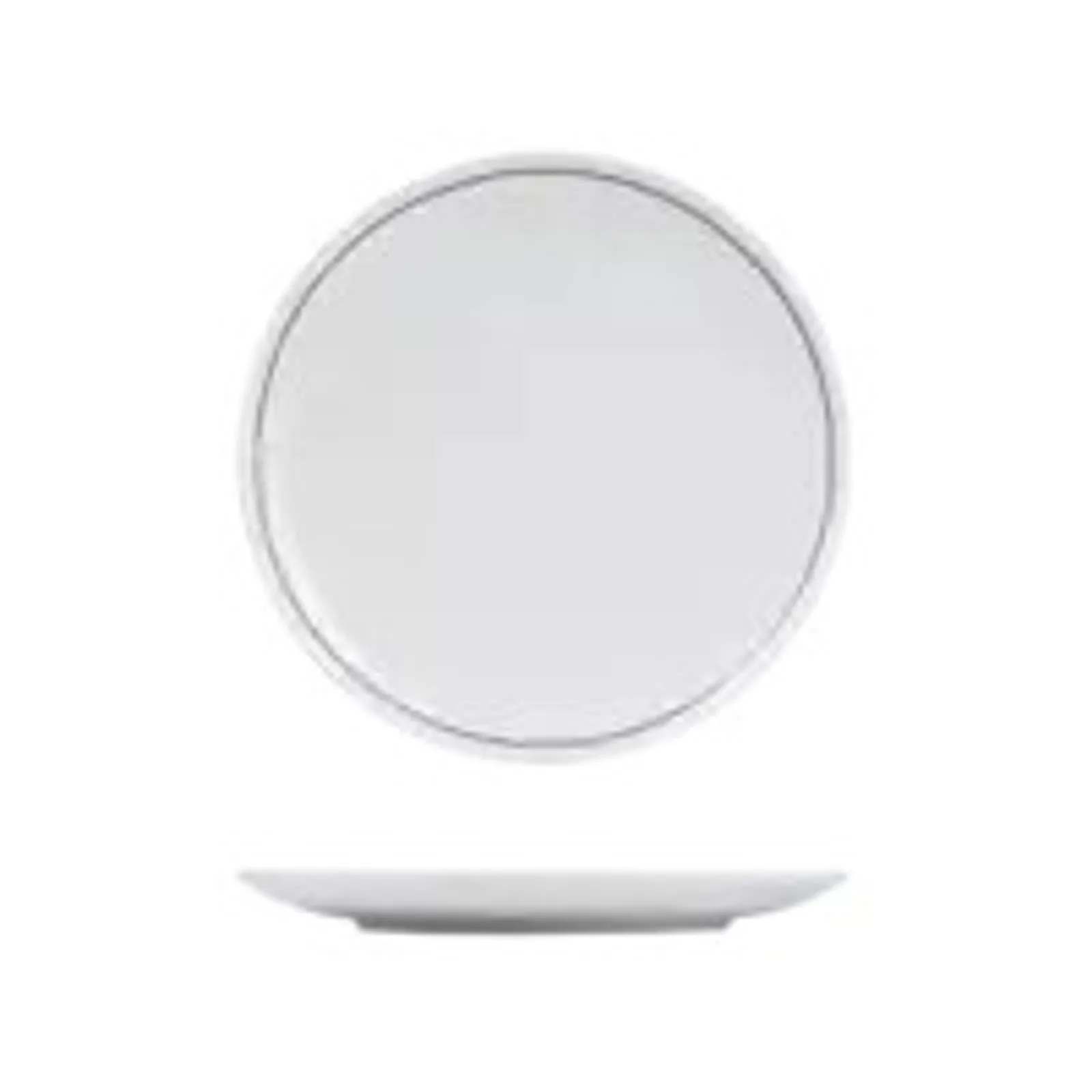 Rak Porcelain RPPR27-BK - Princeton Black Round Coupe Plate 270mm