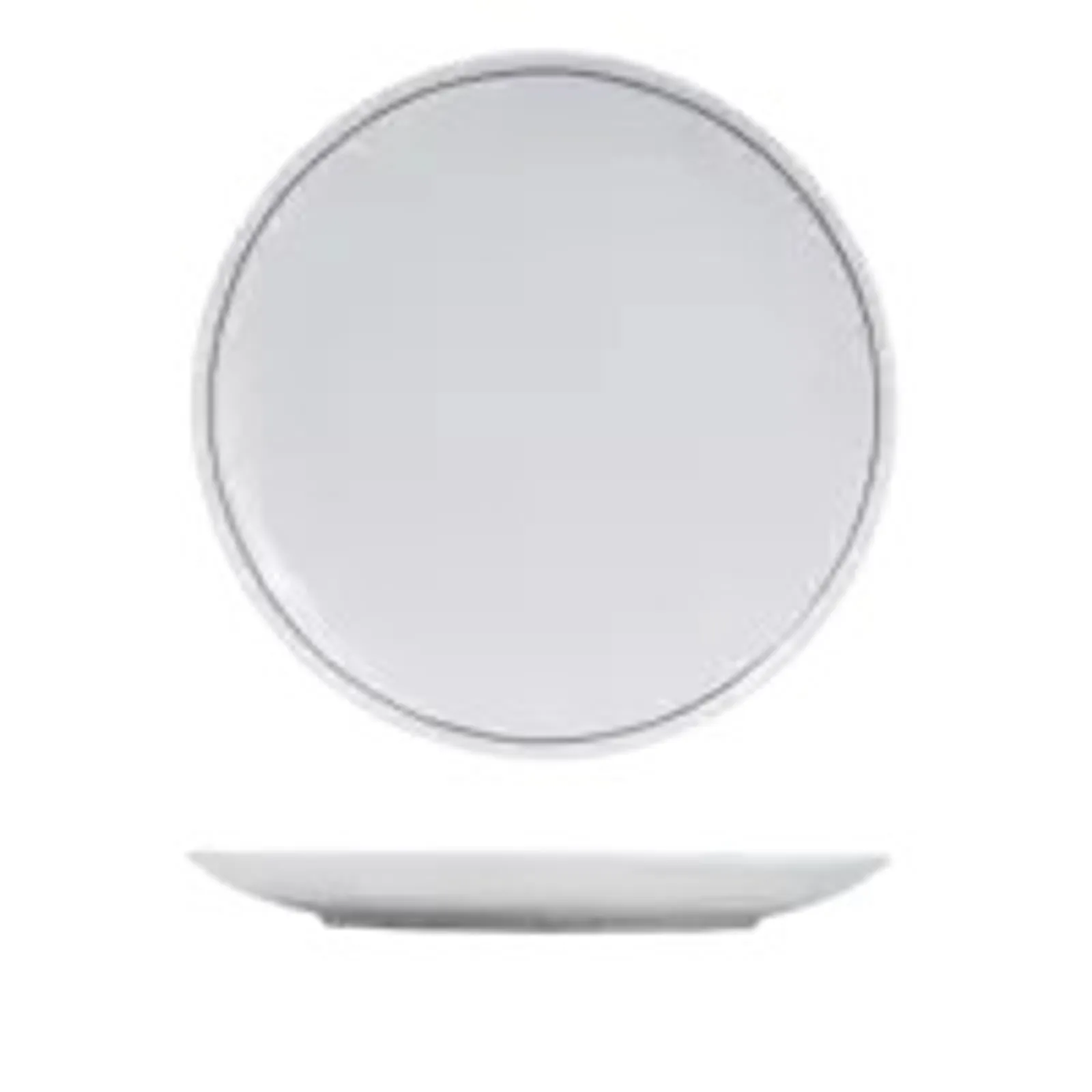 Rak Porcelain RPPR29-BK - Princeton Black Round Coupe Plate 290mm