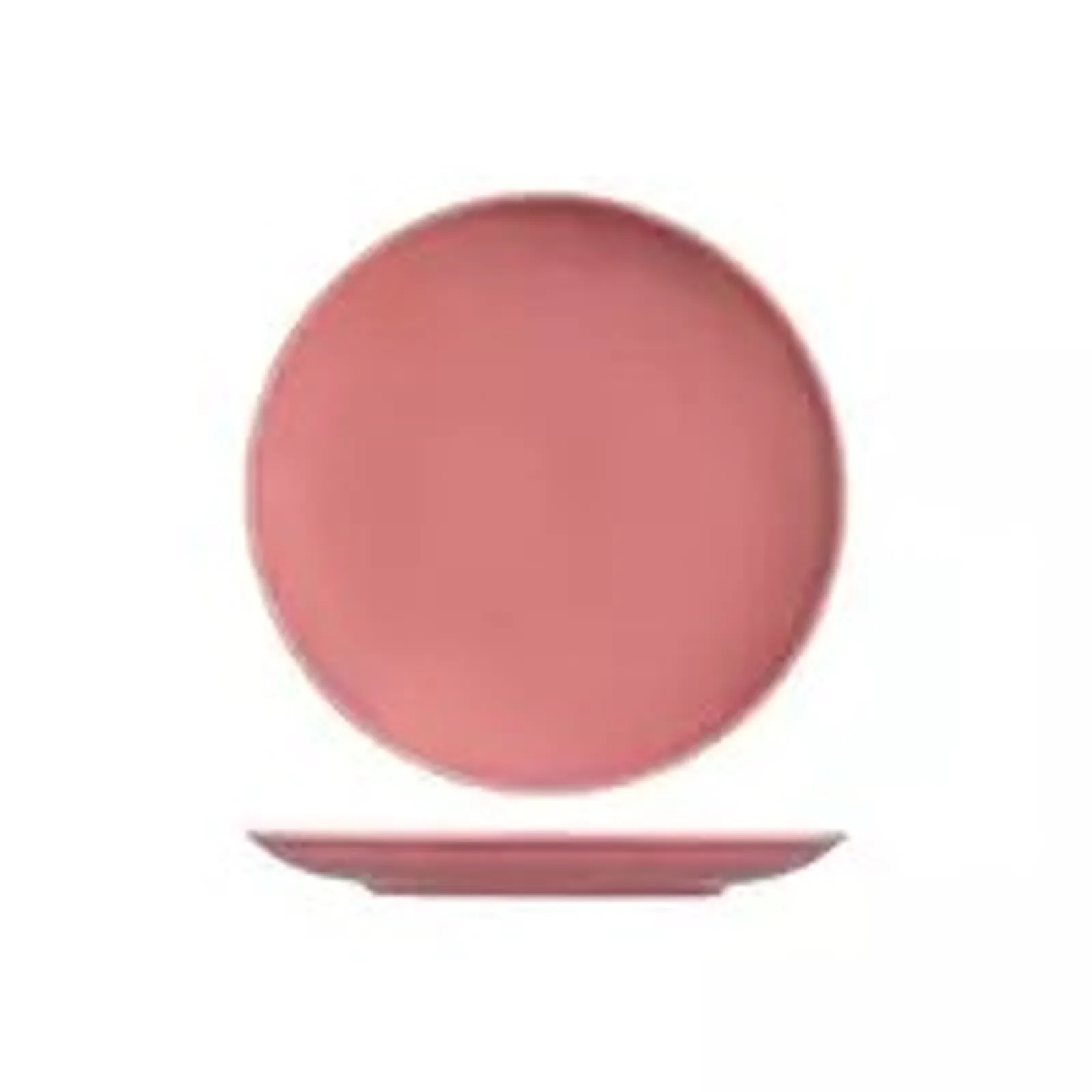 Rak Porcelain RV3240-PK - Vintage Pink Round Coupe Plate 240mm