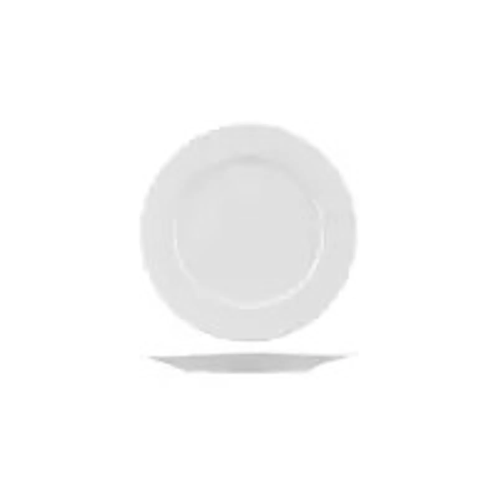 Rak Porcelain BFP23 - Banquet Round Plate - Wide Rim 230mm