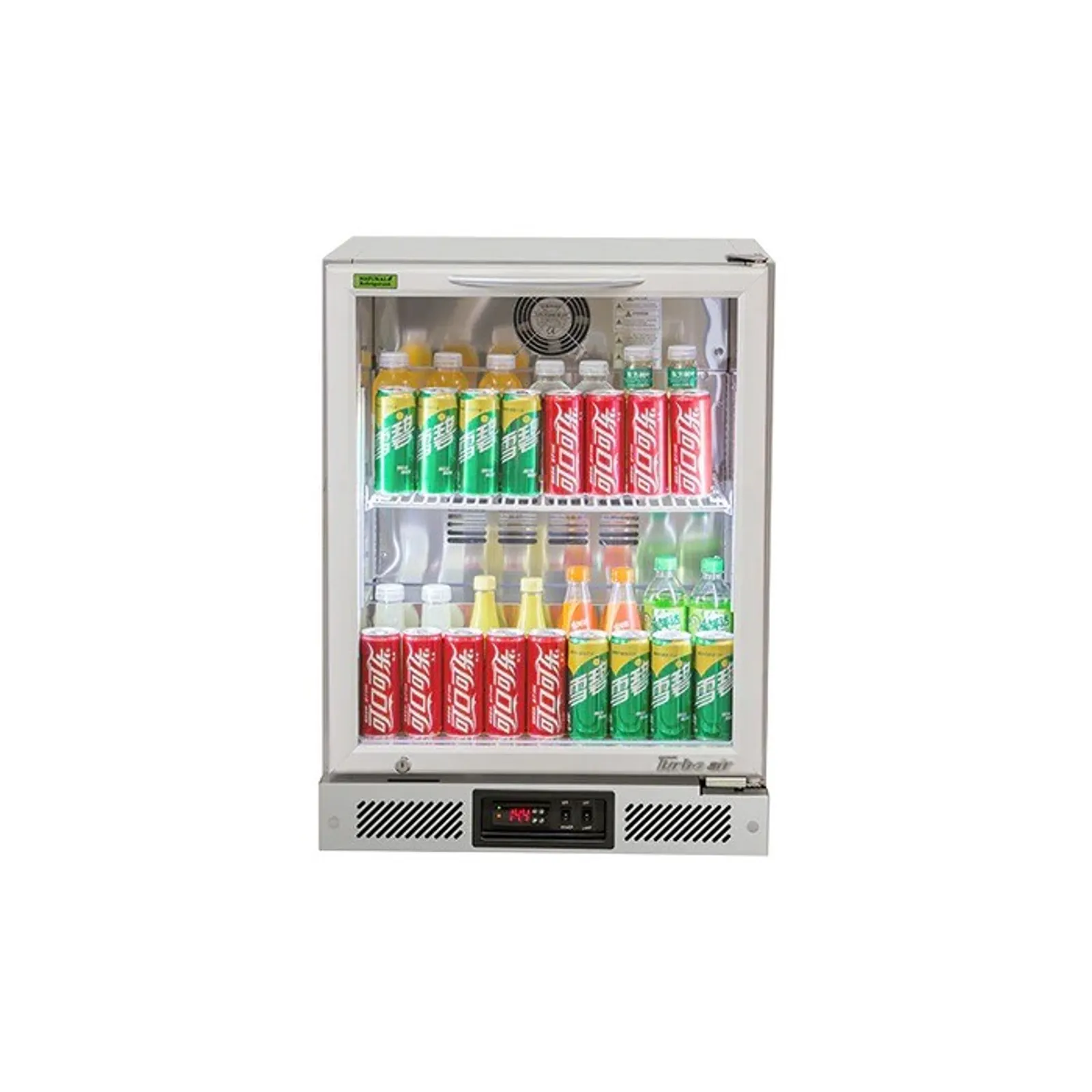 Turbo Air TB6-8H-SWSSS-N - 1 Glass Door Back Bar Fridge