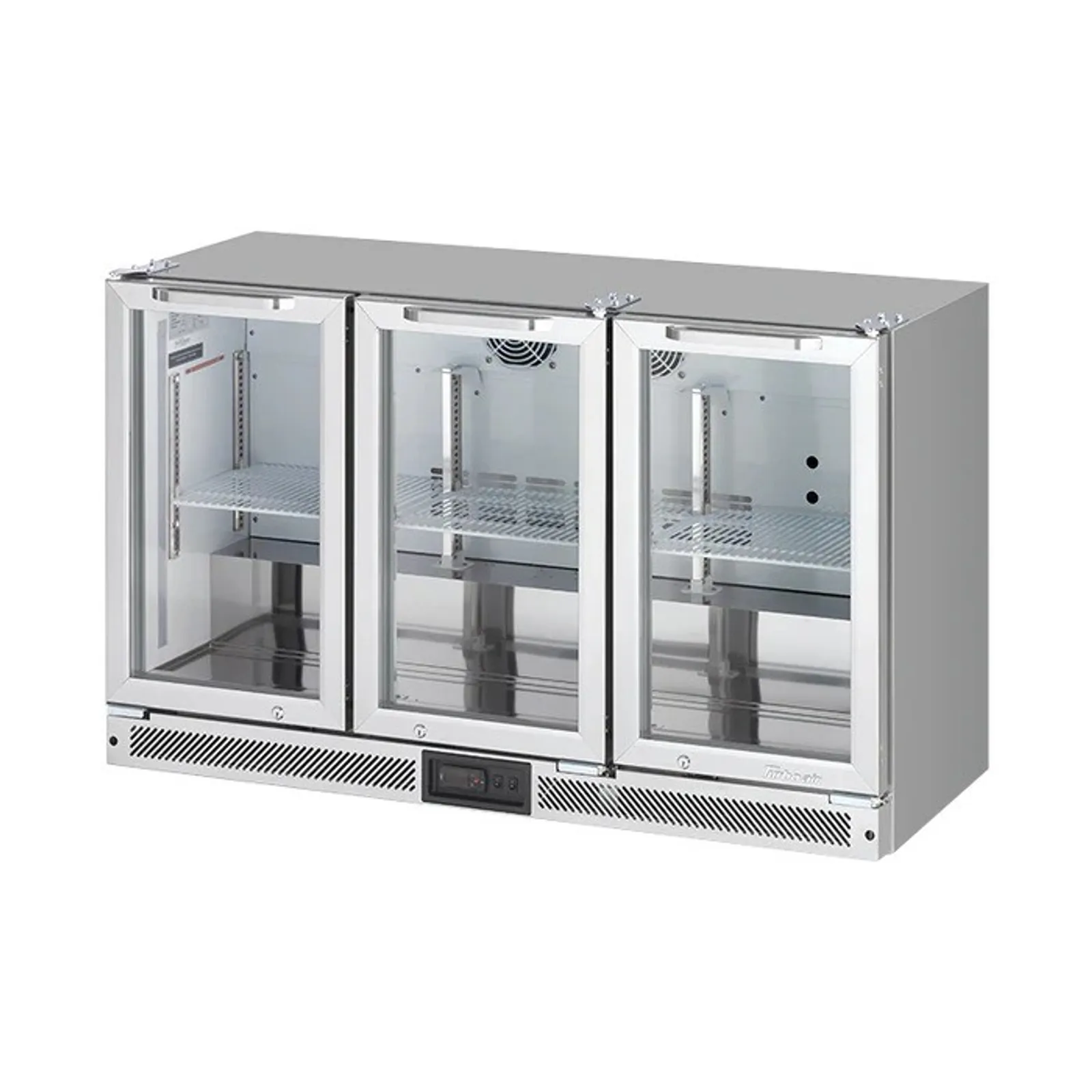 Turbo Air TB13-8H-SWSSS-N - 3 Glass Door Back Bar Fridge