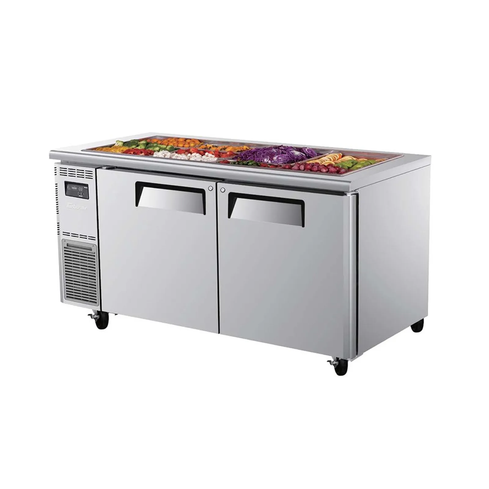 Turbo Air KSR15-2-N - 2 Door Salad Prep Table Buffet