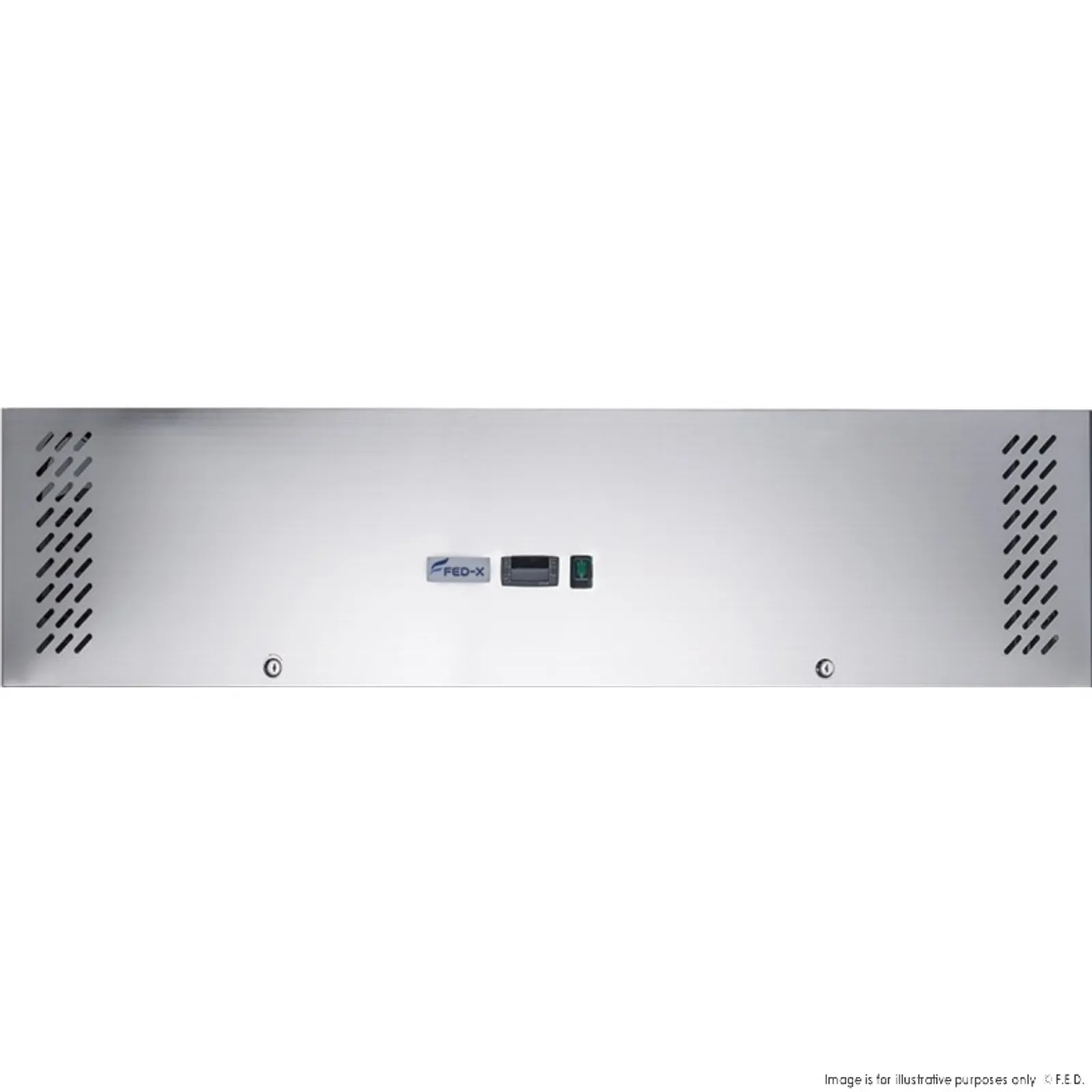 FED-X XURC1200G2V - 2 Full Glass Door Upright Fridge