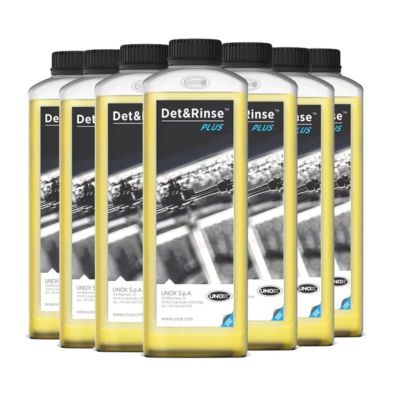 UNOX DB1015A0 DET&Rinse PLUS - Box of 10 x 1 Litre