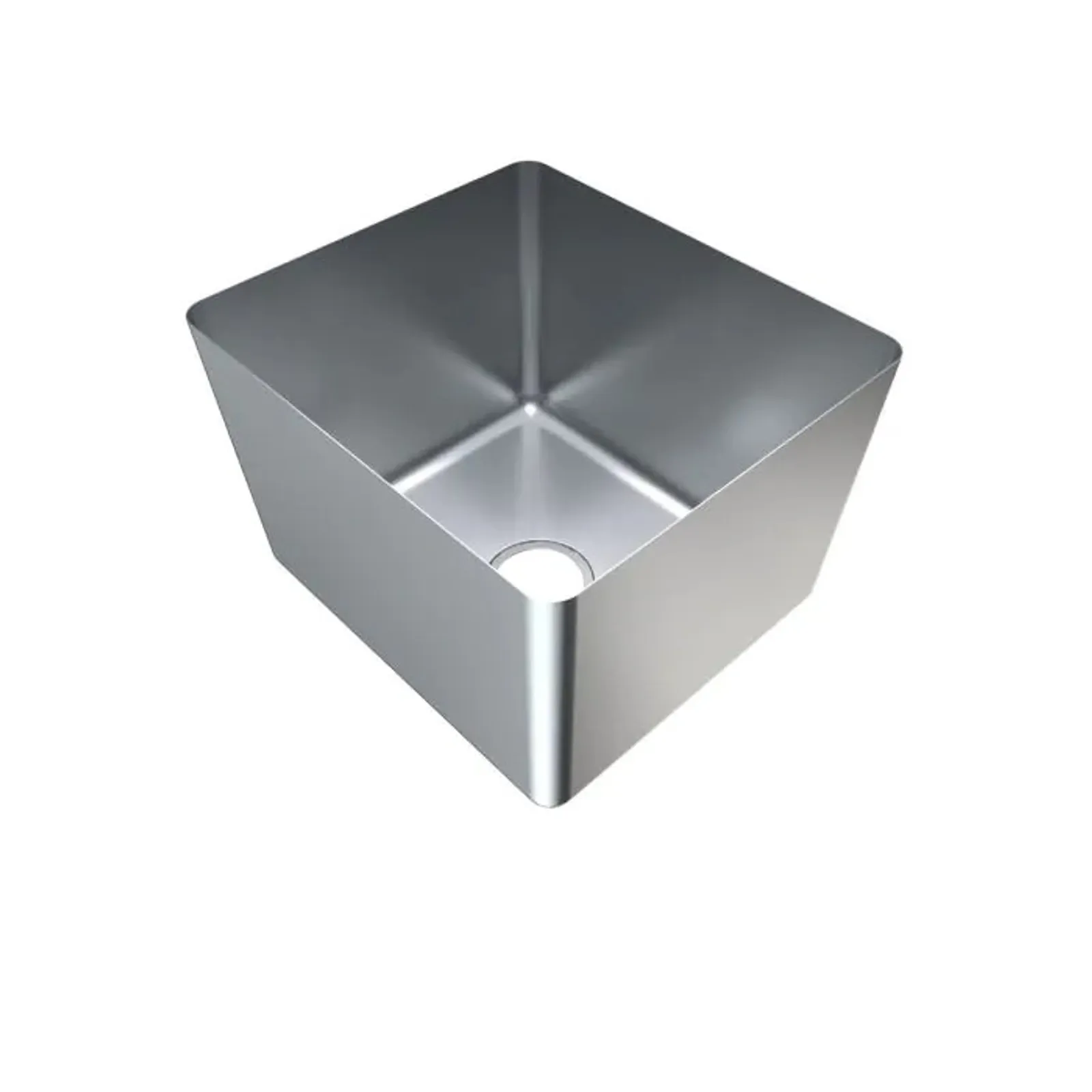 3Monkeez HFS20 - 1.2mm Hand Fabricated Economy Sink Bowl, 450x400x250