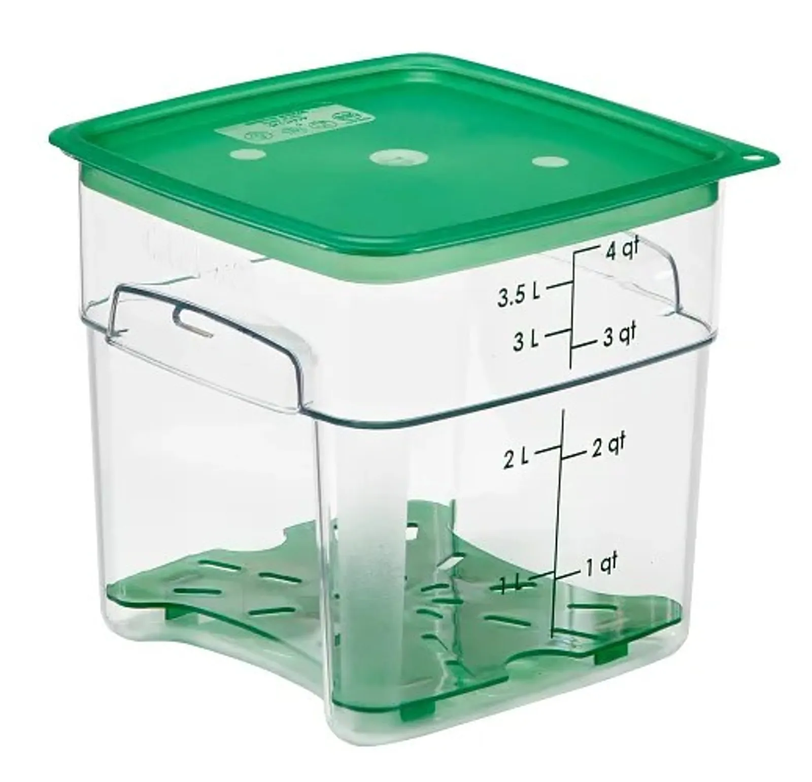 Cambro 2SFSFPDPP - Camsquare FreshPro Drain Shelves 1.9L & 3.8L Green
