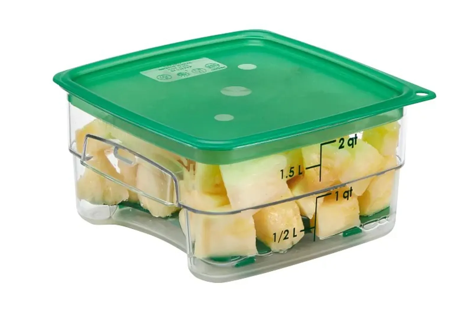 Cambro 2SFSFPDPP - Camsquare FreshPro Drain Shelves 1.9L & 3.8L Green