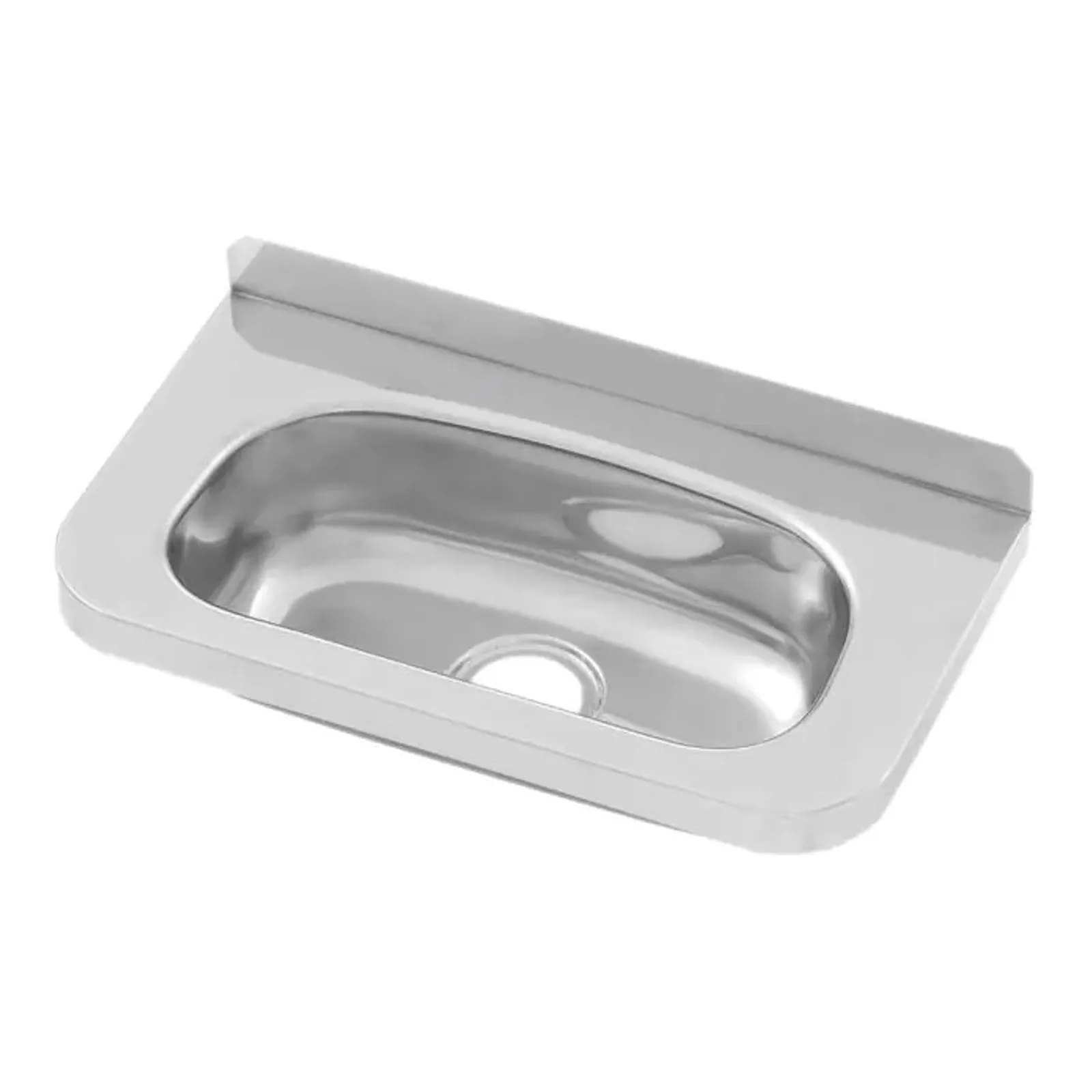 3Monkeez AB-HBC-OF - Compact Stainless Steel Hand Basin