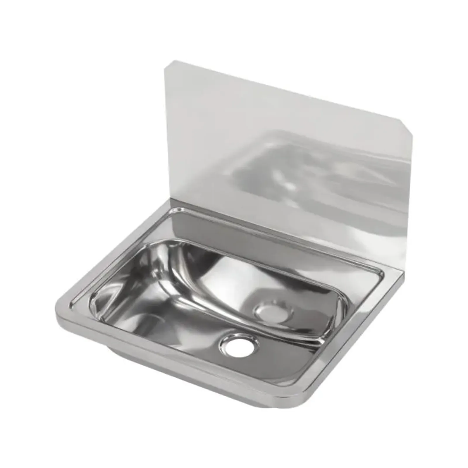 3Monkeez HB300SB - Wall Mounted Hand Basin with Splashback
