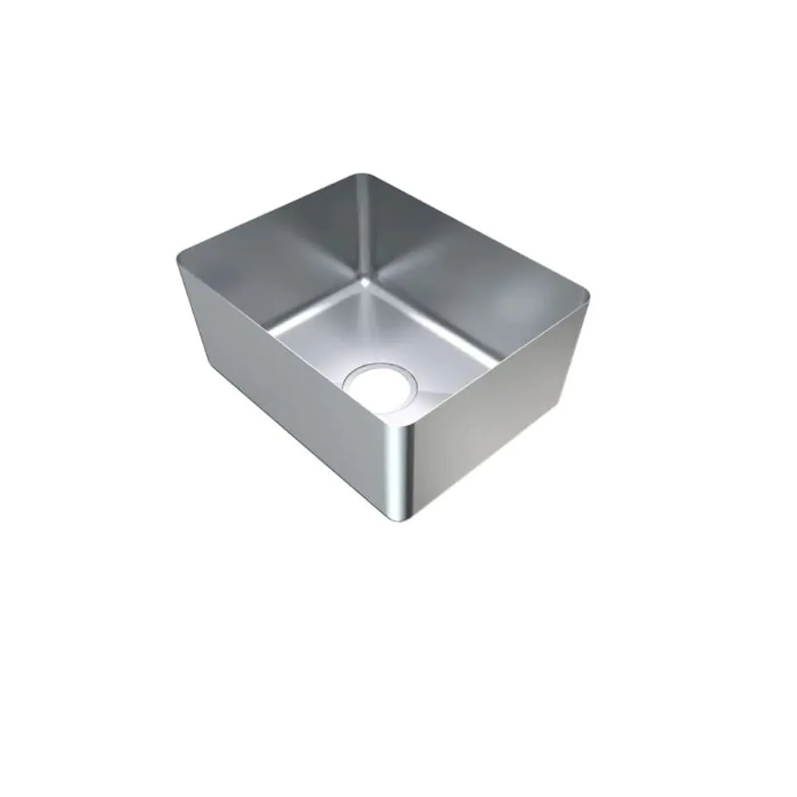 3Monkeez HF453520 - 1.2mm Premium Hand Fabricated Sink Bowl, 450x350x200