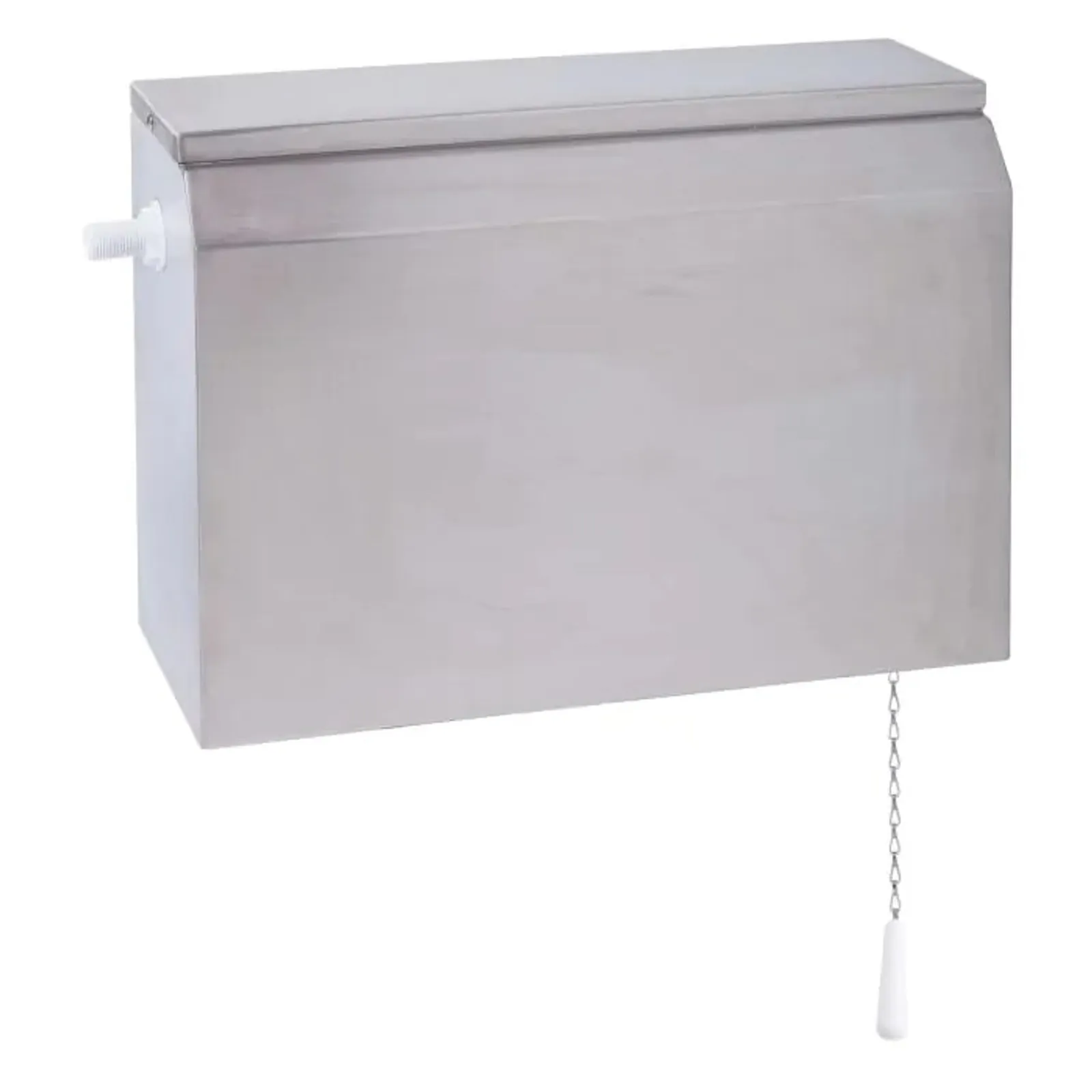 3Monkeez AB-CIS-PC-SE-L - Stainless Steel Pull Chain Cistern with Left Side Entry