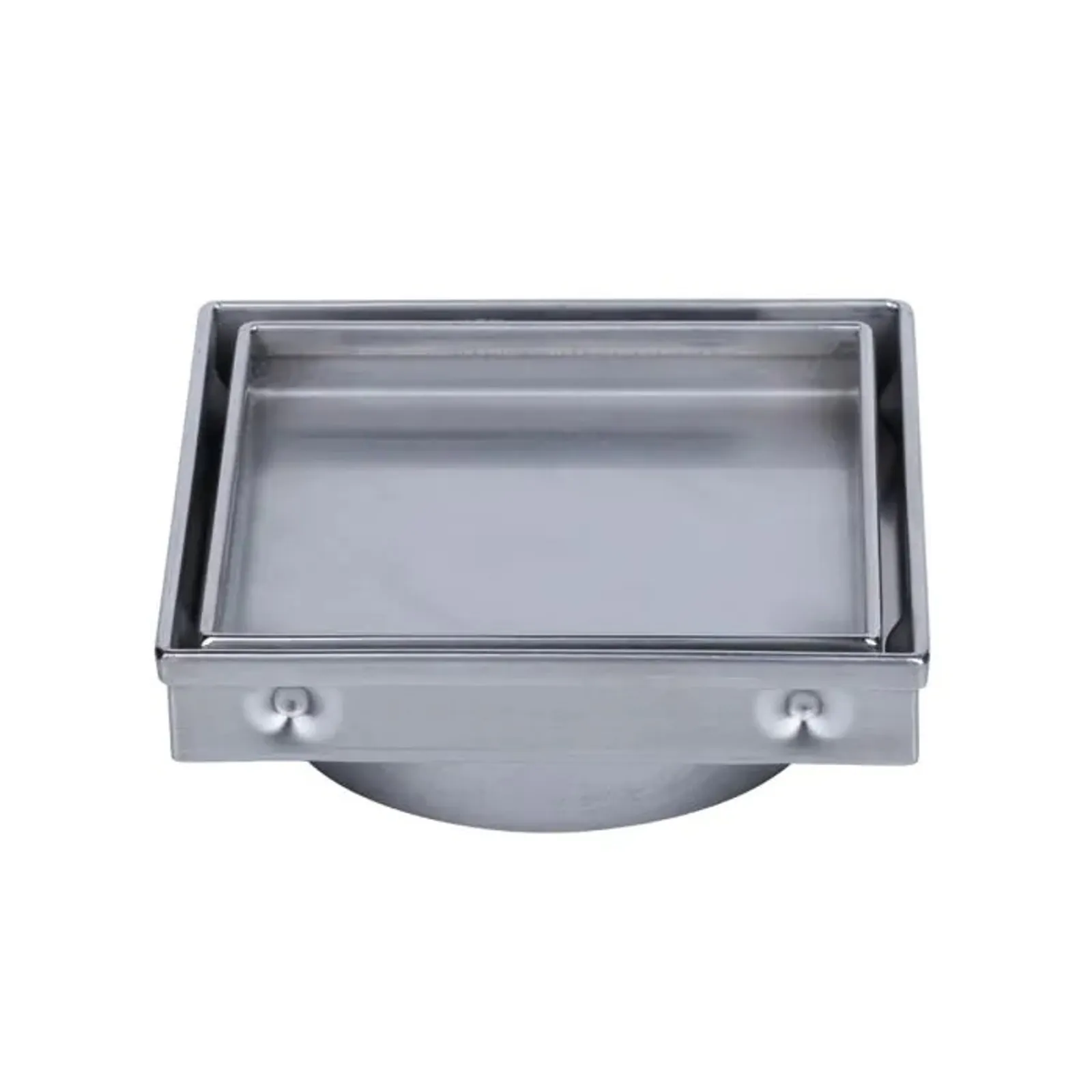 3Monkeez FW-130STI - 130mm Stainless Steel Tile Insert Point Drain (100mm Outlet Only)