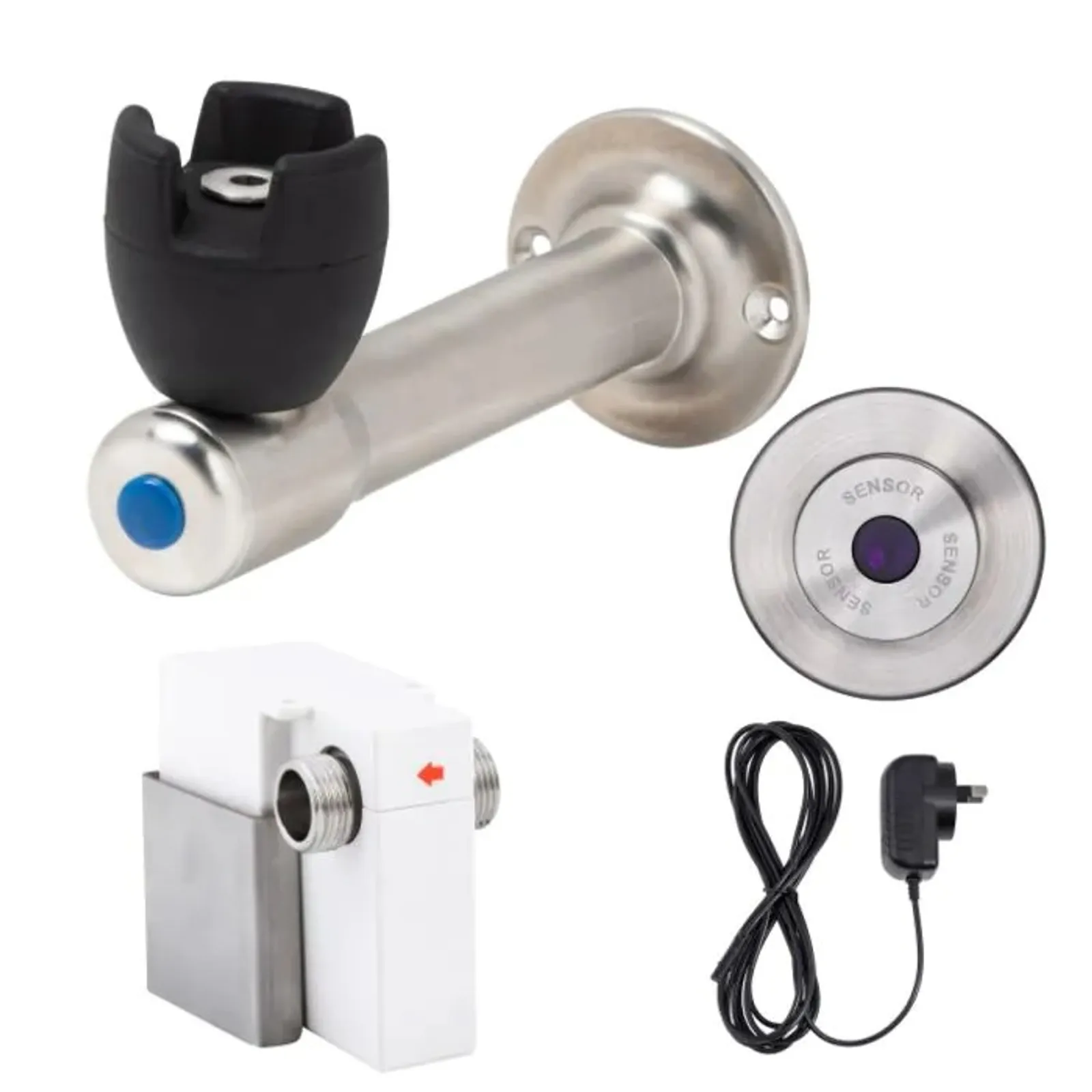 Guardian Zero Touch T-3MSS-BUB90SWM - 90 Degree Silicone Mouthguard Bubbler with Wall-Mount Sensor Mains Operated