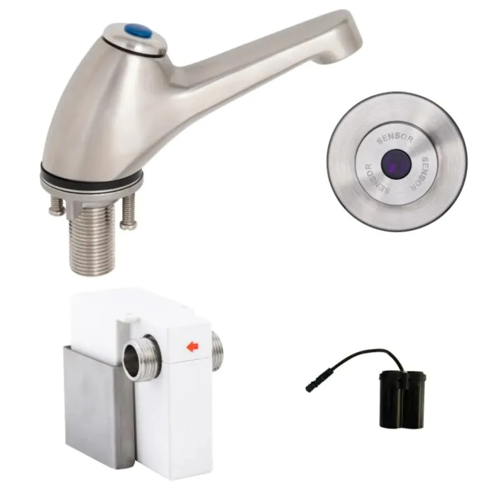 Guardian Zero Touch T-3MSS-PTSWB - Pillar Tap with Wall-Mount Sensor Battery Operated