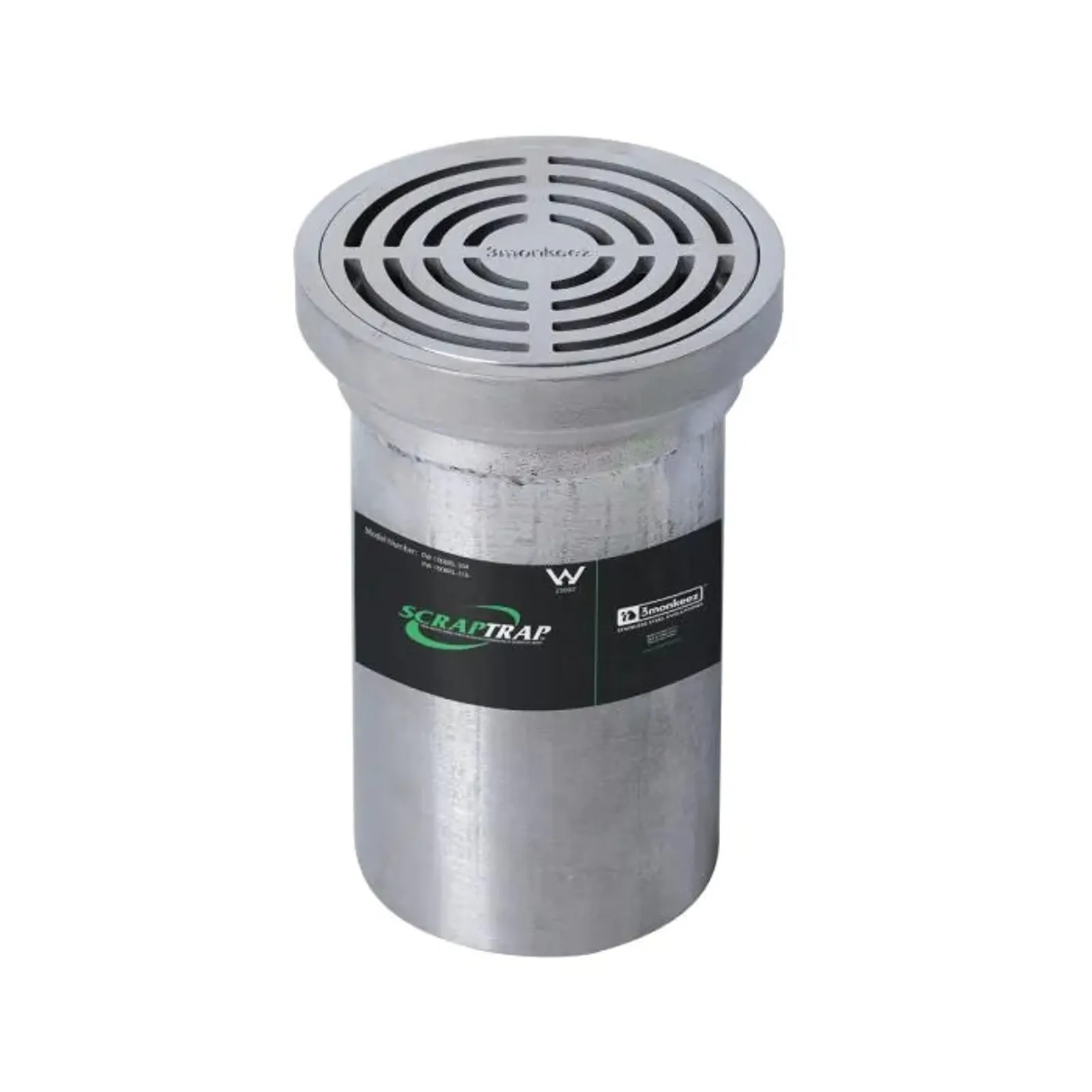 Scraptrap FW-100BRL-316 - 112mm Round Drop in Floor Waste Arrestor (Heel Proof)