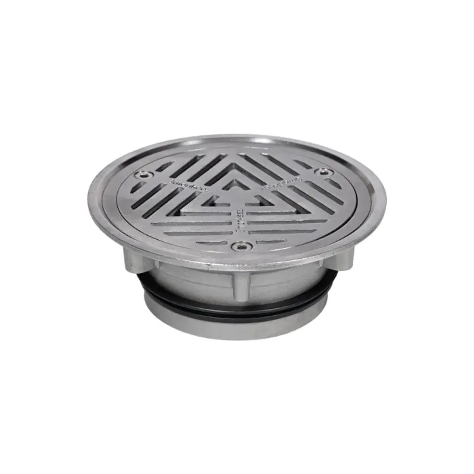 3Monkeez FW-100VRT-316 - 150mm Round Vinyl Floor Waste (suits 100mm pipe)