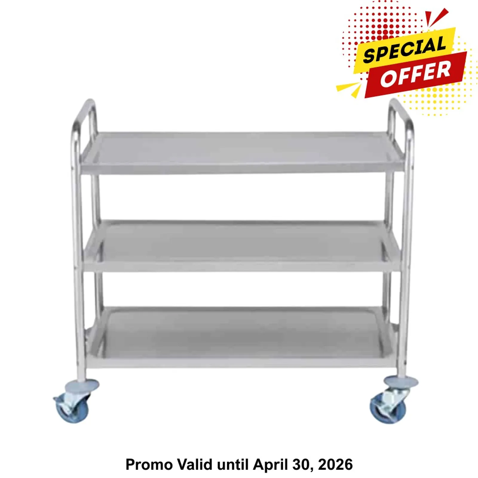 Modular Systems YC-103 - Stainless Steel Trolley
