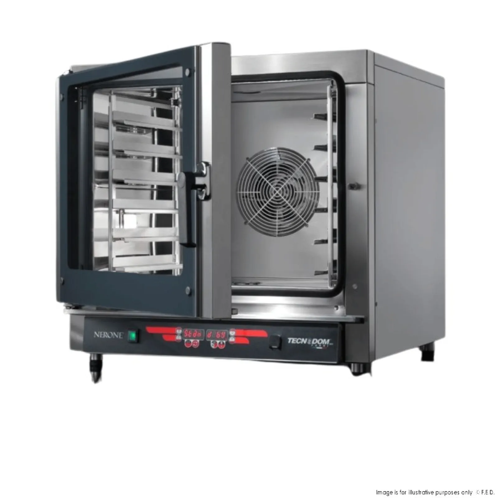 Tecnodom TD-6NE - Nerone MID Digital 6 Tray Combi Oven
