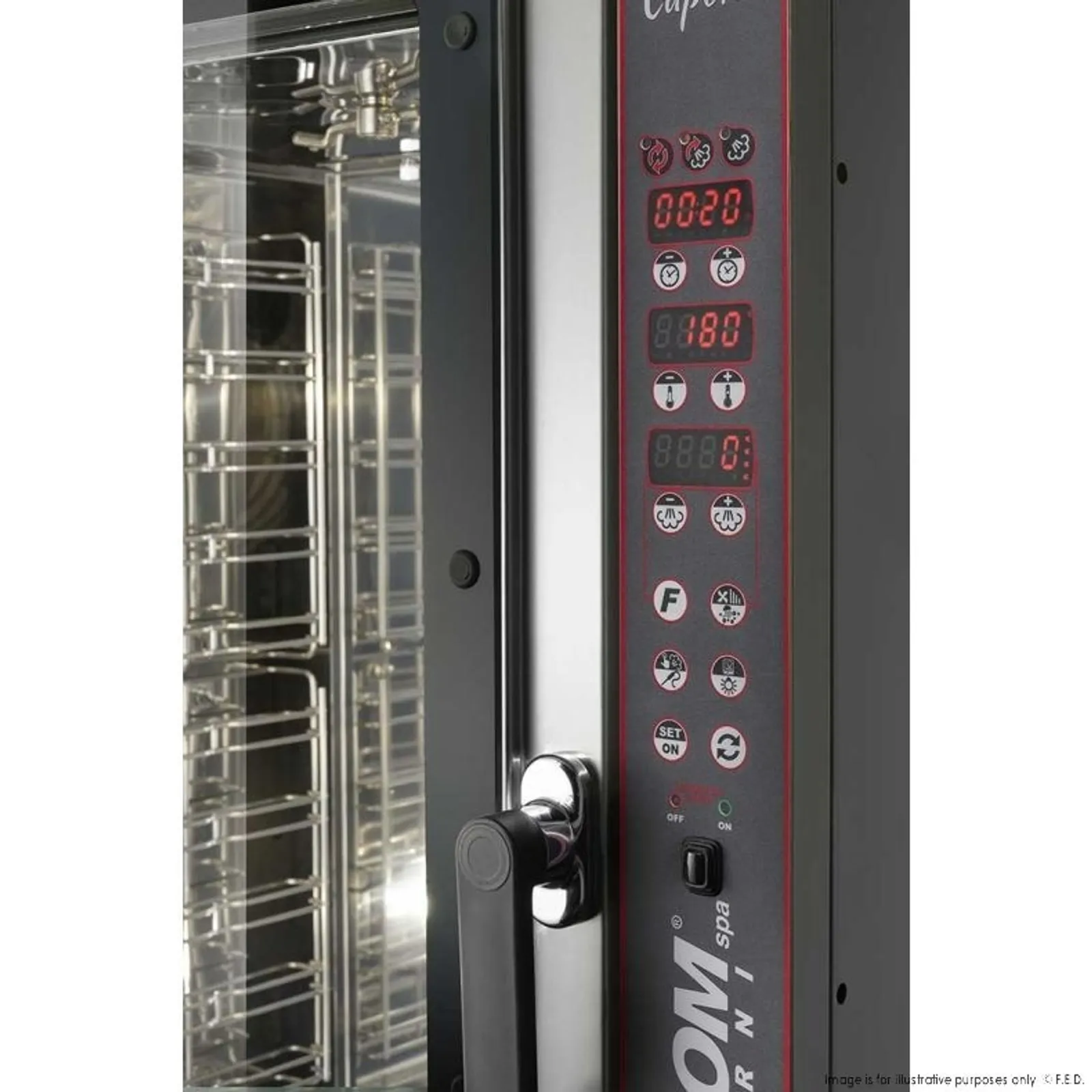 Tecnodom TDC-10VH - Nerone CL Digital 10 Tray Combi Oven