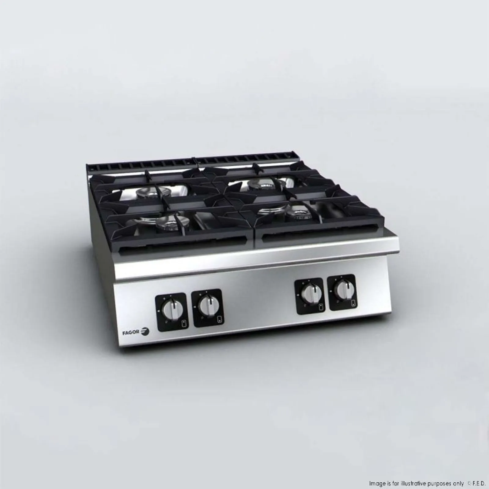 Fagor Professional C-G940H - Kore 900 Series Gas 4 Burner