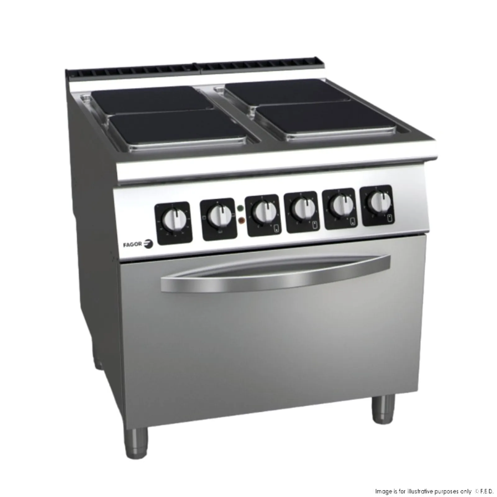 Fagor Professional C-E941 - Kore 900 Series Electric 4 Burner with oven