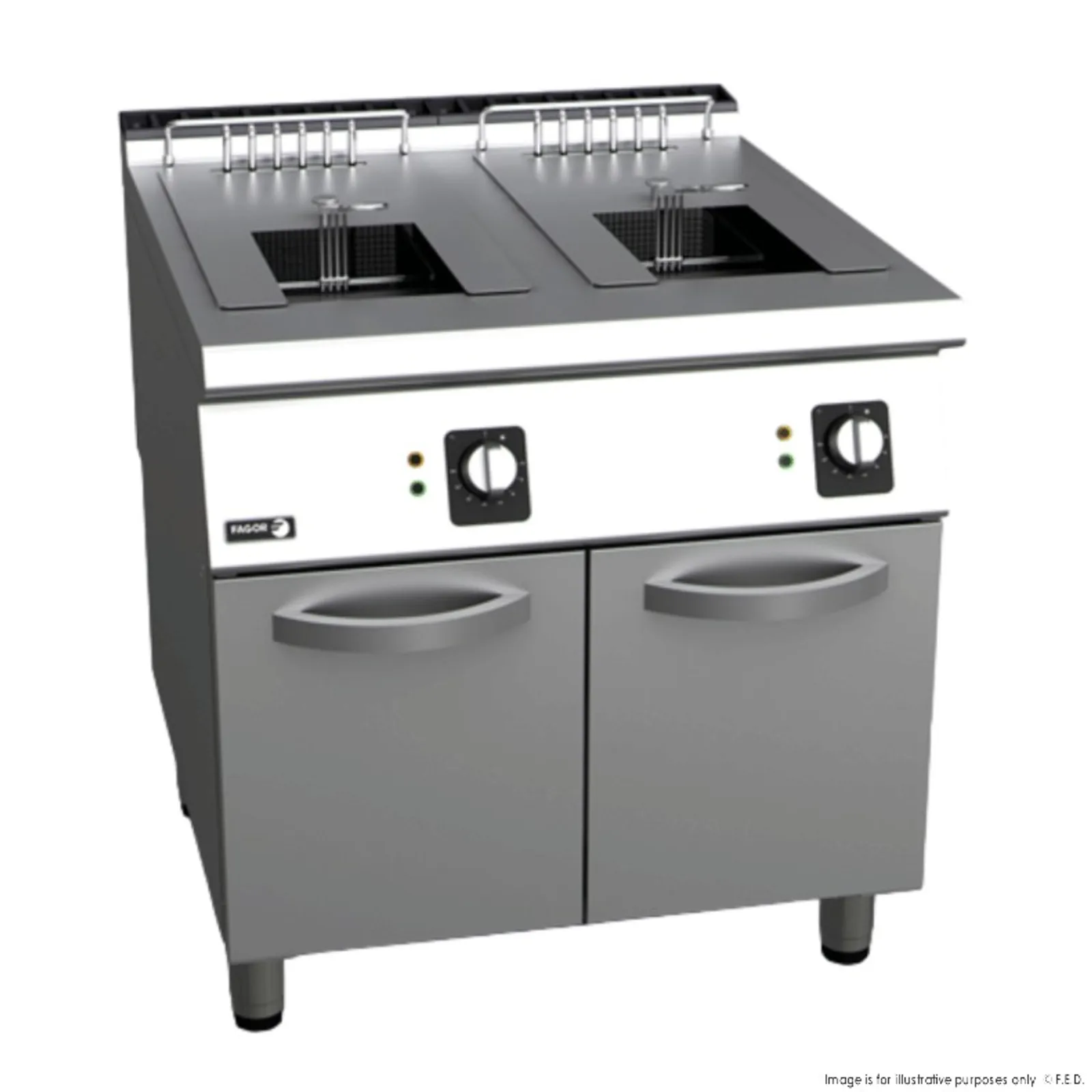 Fagor Professional F-E9215 - Kore 900 Electric Fryer with 2x15L Tank and 2 Baskets