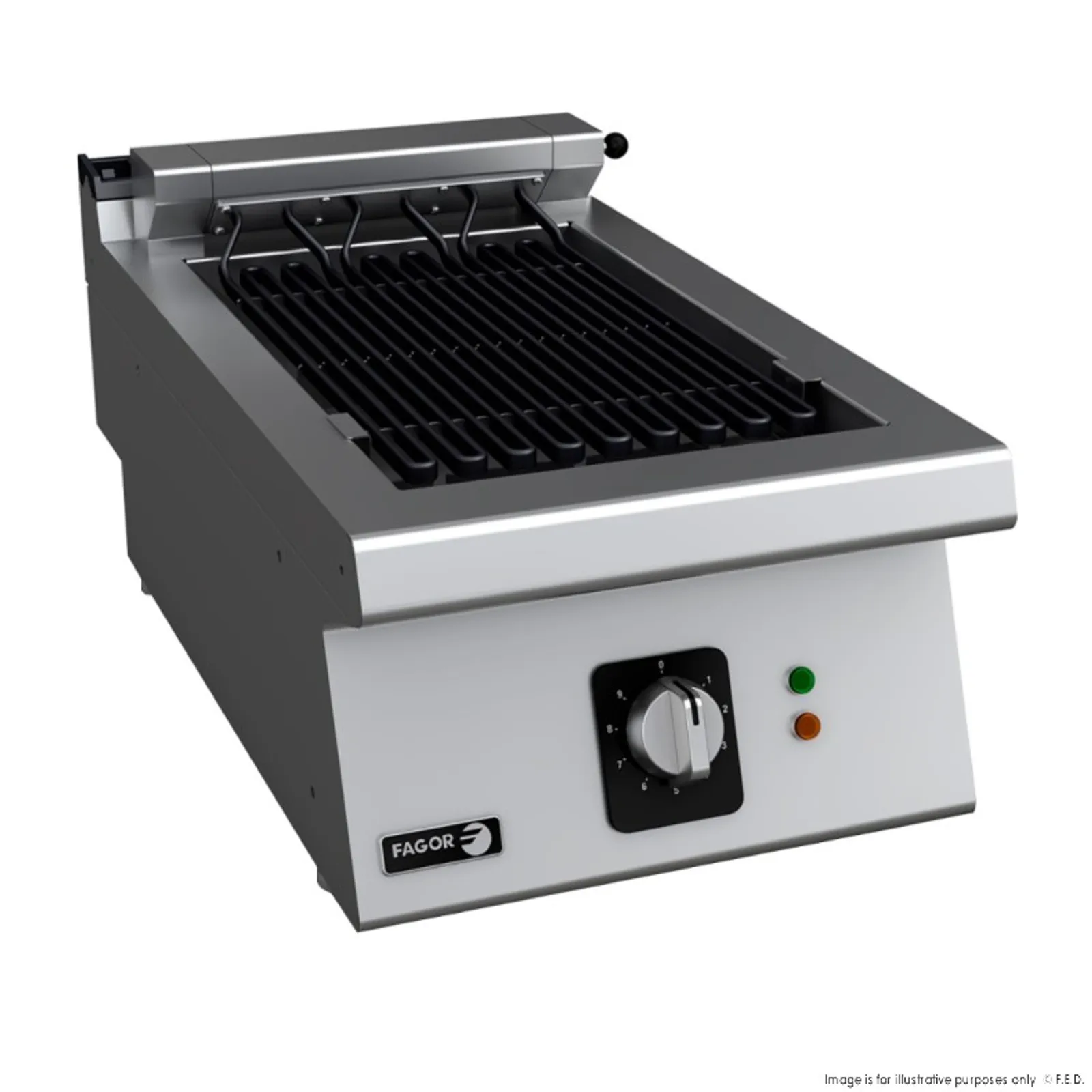 Fagor Professional B-E705 - Kore 700 Series Bench Top Electric Chargrill