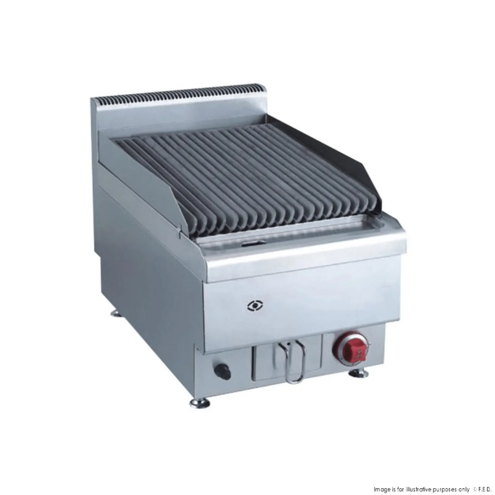 Gasmax JUS-TRH40ELPG - Benchtop Gas Lava Rock Grill