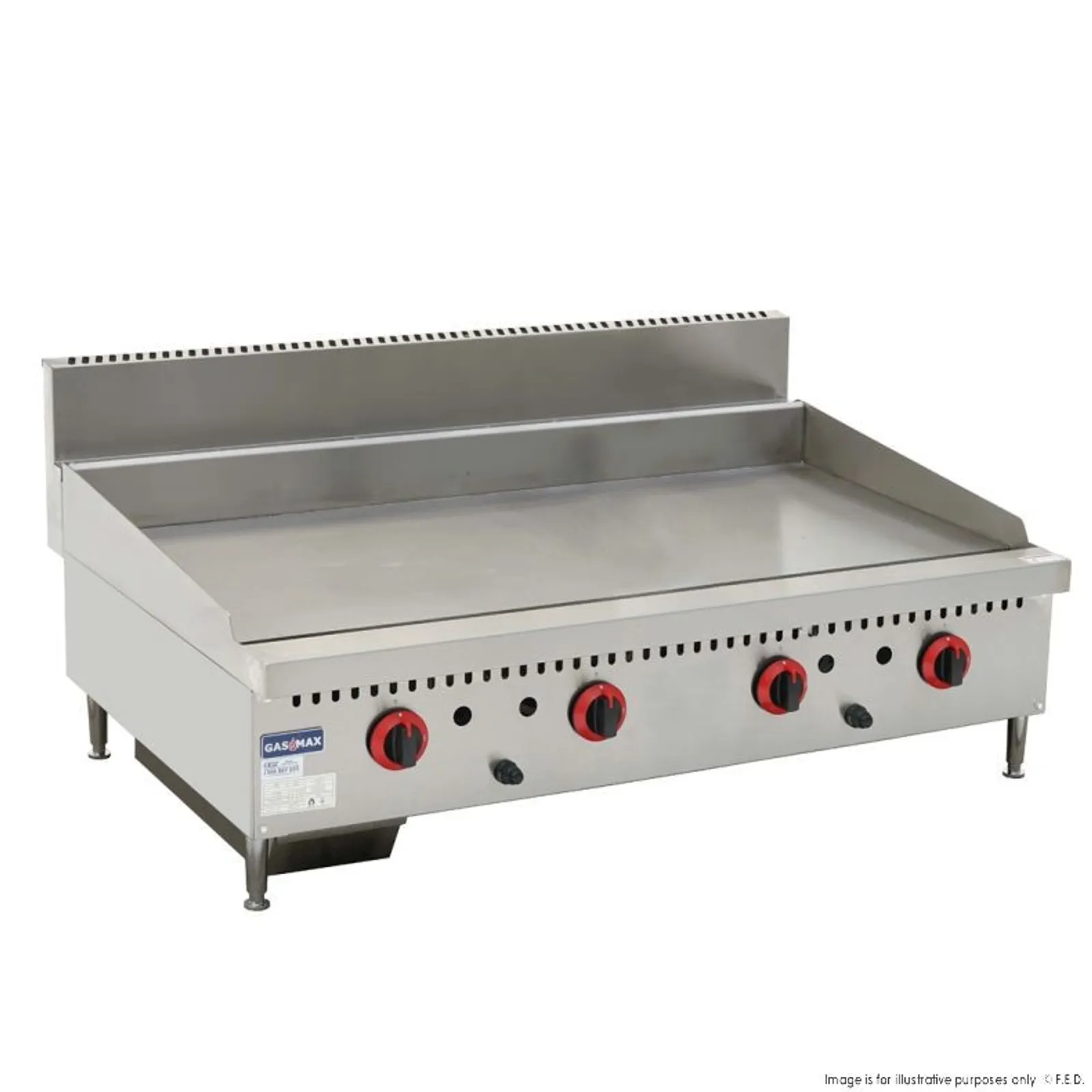 Gasmax GG-48LPG - Four Burner LPG Griddle Top