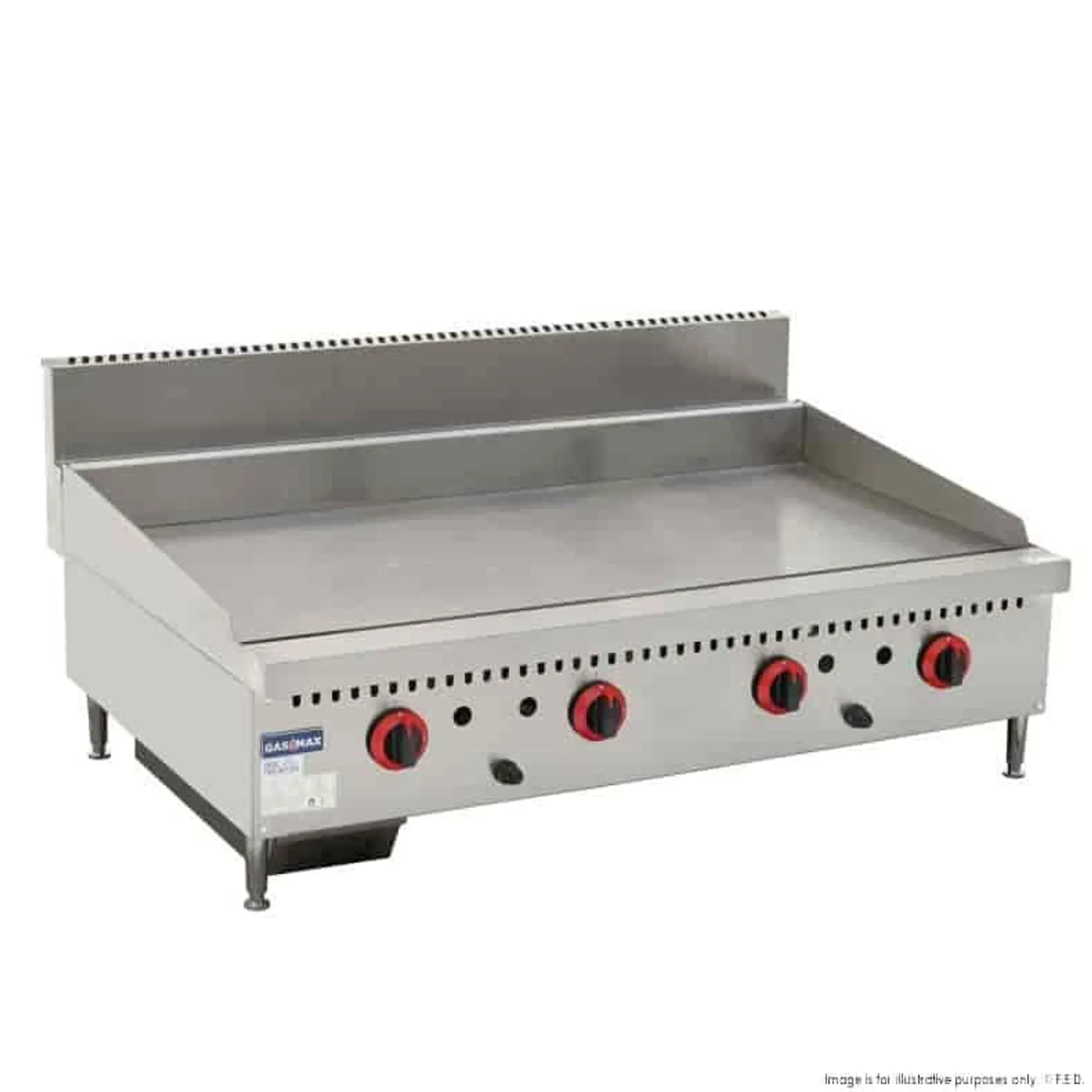 Gasmax GG-48LPG - Four Burner LPG Griddle Top